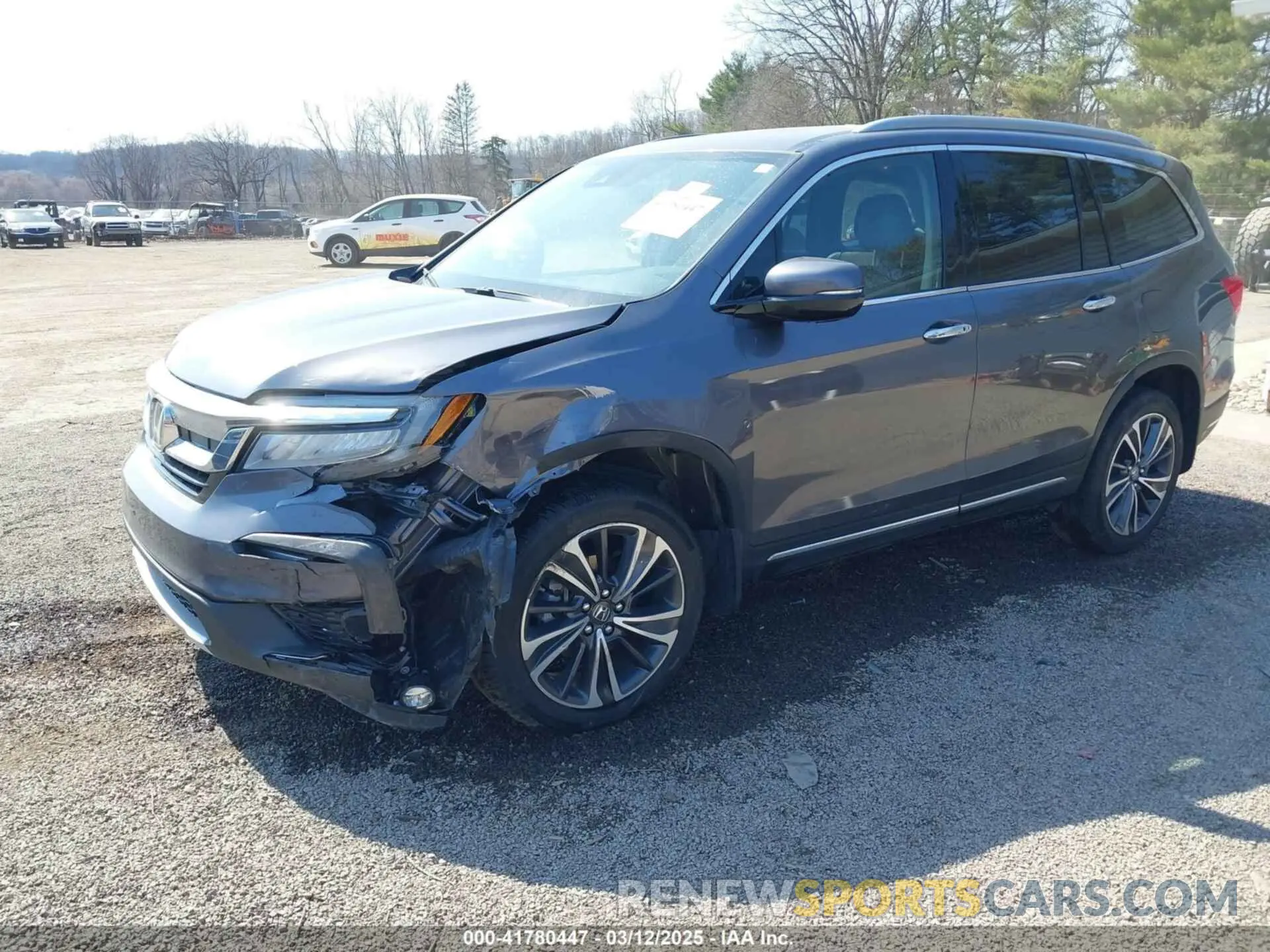 2 Photograph of a damaged car 5FNYF6H07MB024540 HONDA PILOT 2021