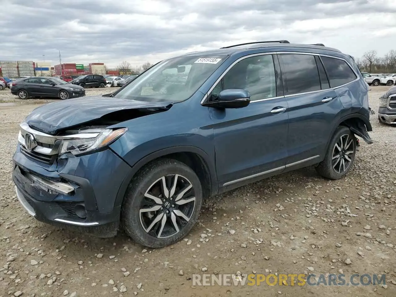 1 Фотография поврежденного автомобиля 5FNYF6H07MB029043 HONDA PILOT 2021