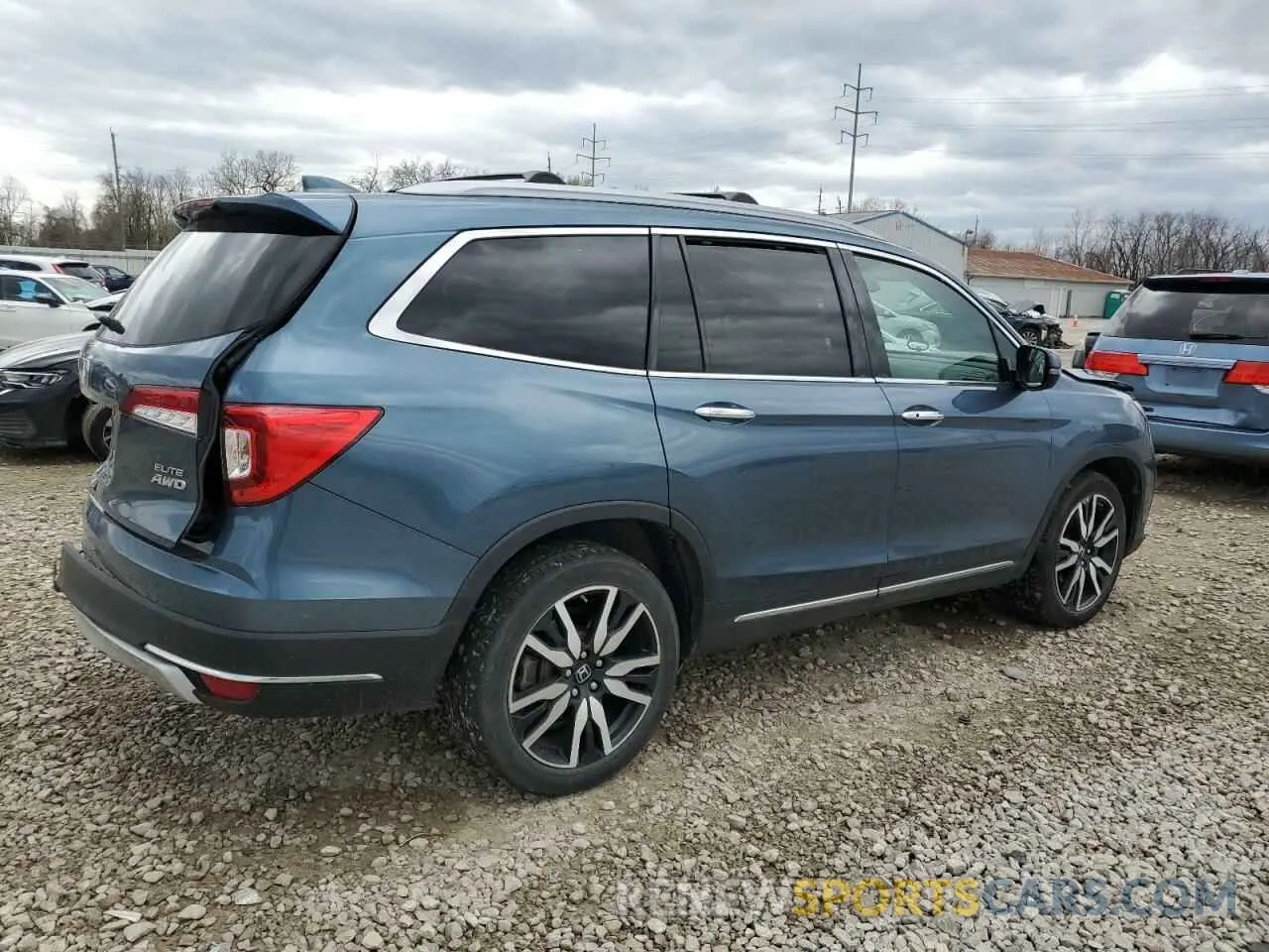 3 Фотография поврежденного автомобиля 5FNYF6H07MB029043 HONDA PILOT 2021