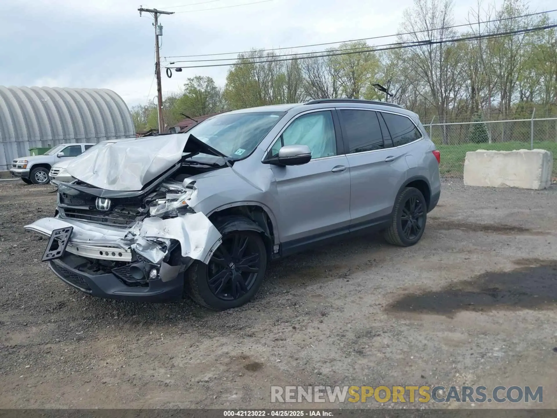 2 Photograph of a damaged car 5FNYF6H20MB061334 HONDA PILOT 2021