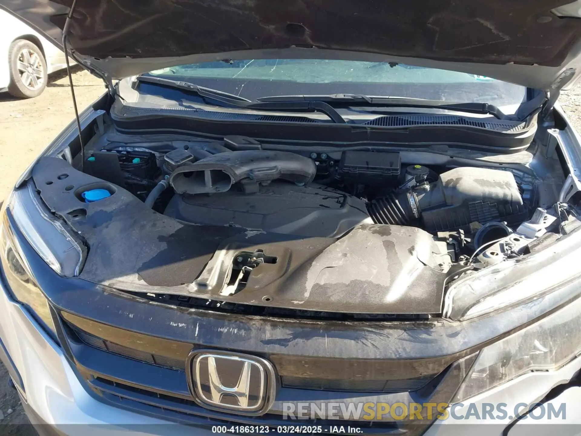10 Photograph of a damaged car 5FNYF6H20MB066095 HONDA PILOT 2021