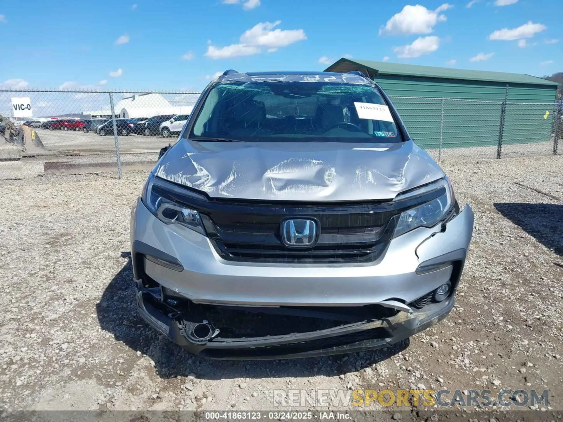 12 Photograph of a damaged car 5FNYF6H20MB066095 HONDA PILOT 2021