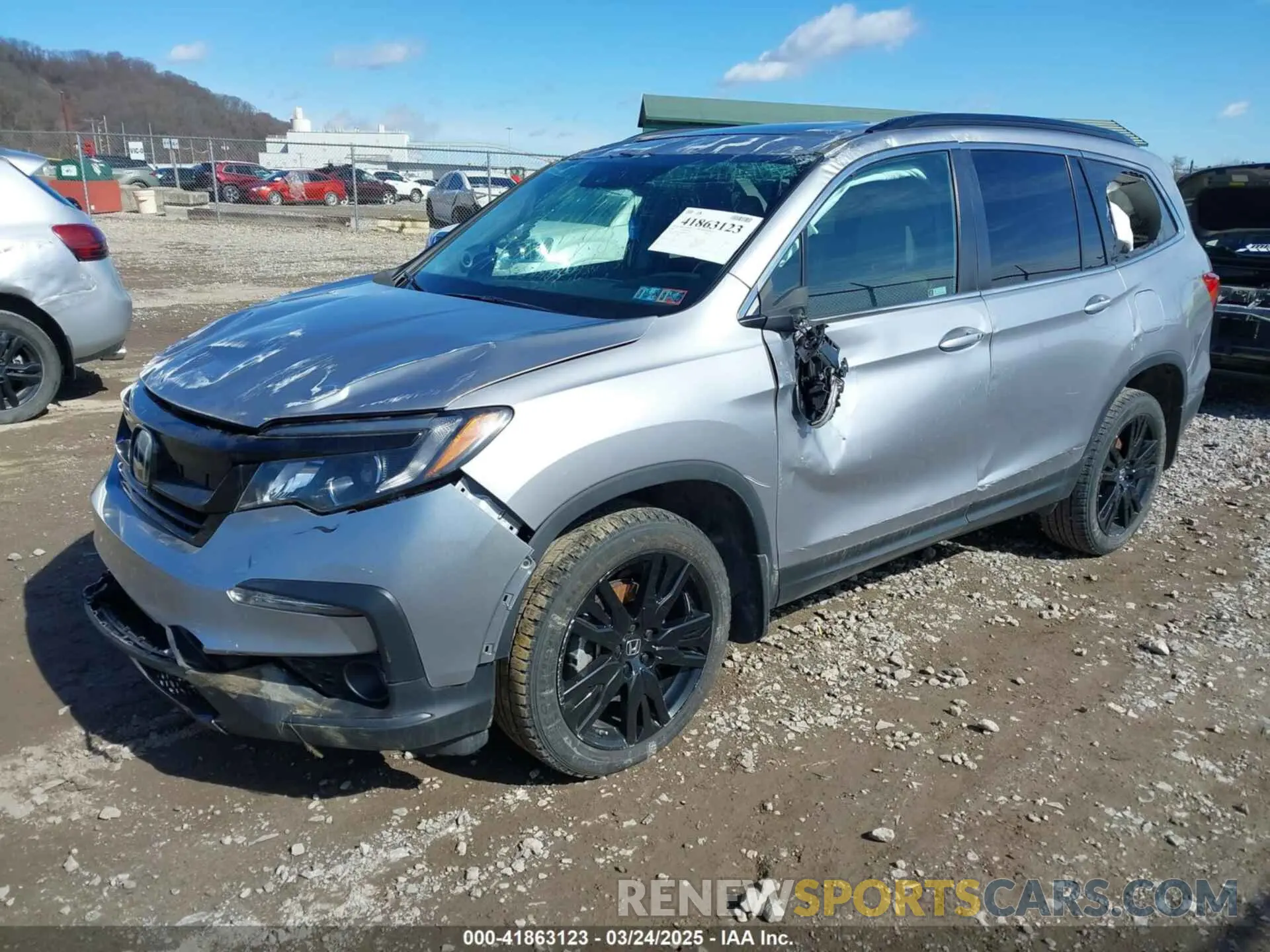 2 Photograph of a damaged car 5FNYF6H20MB066095 HONDA PILOT 2021