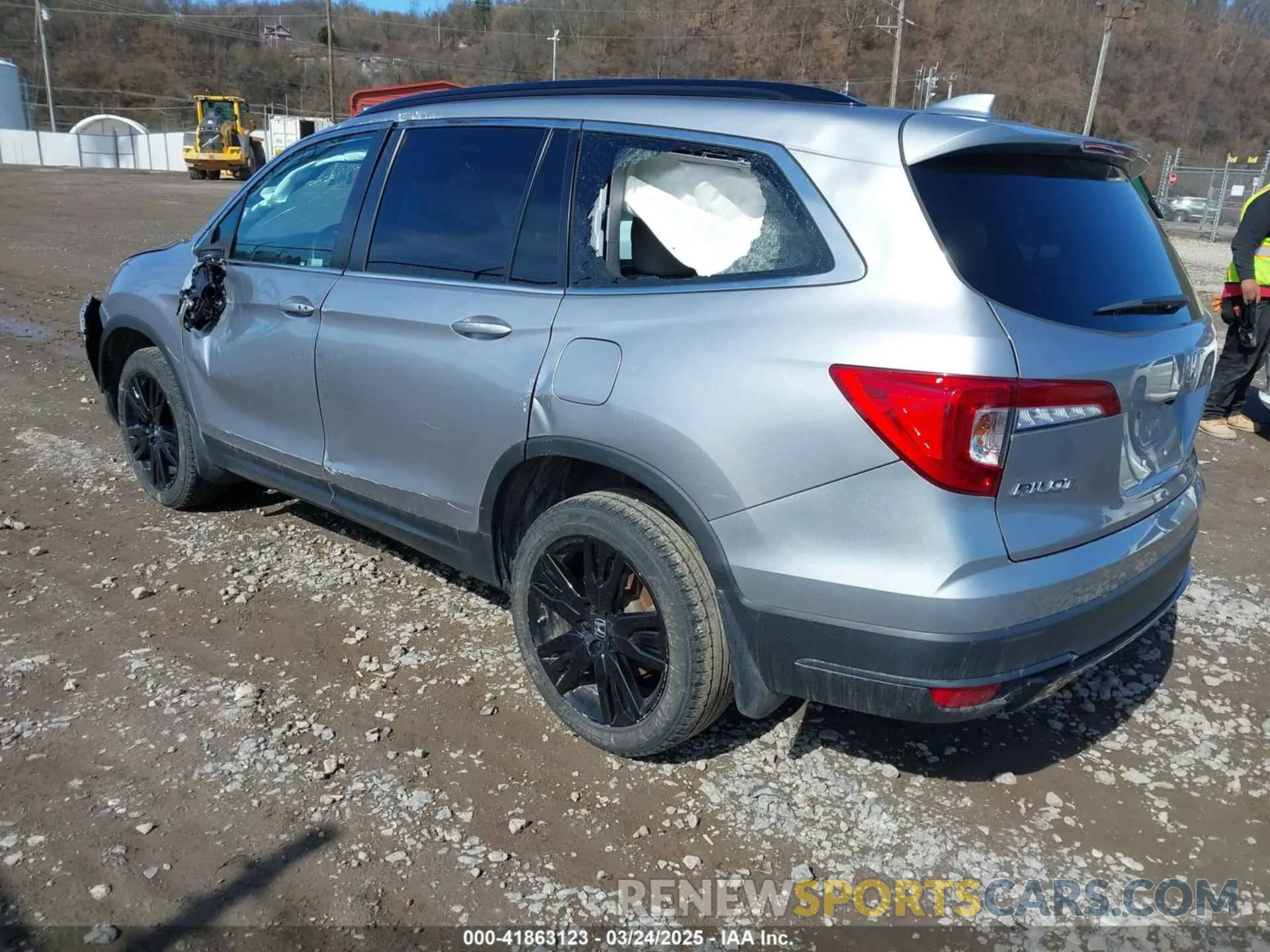 3 Photograph of a damaged car 5FNYF6H20MB066095 HONDA PILOT 2021
