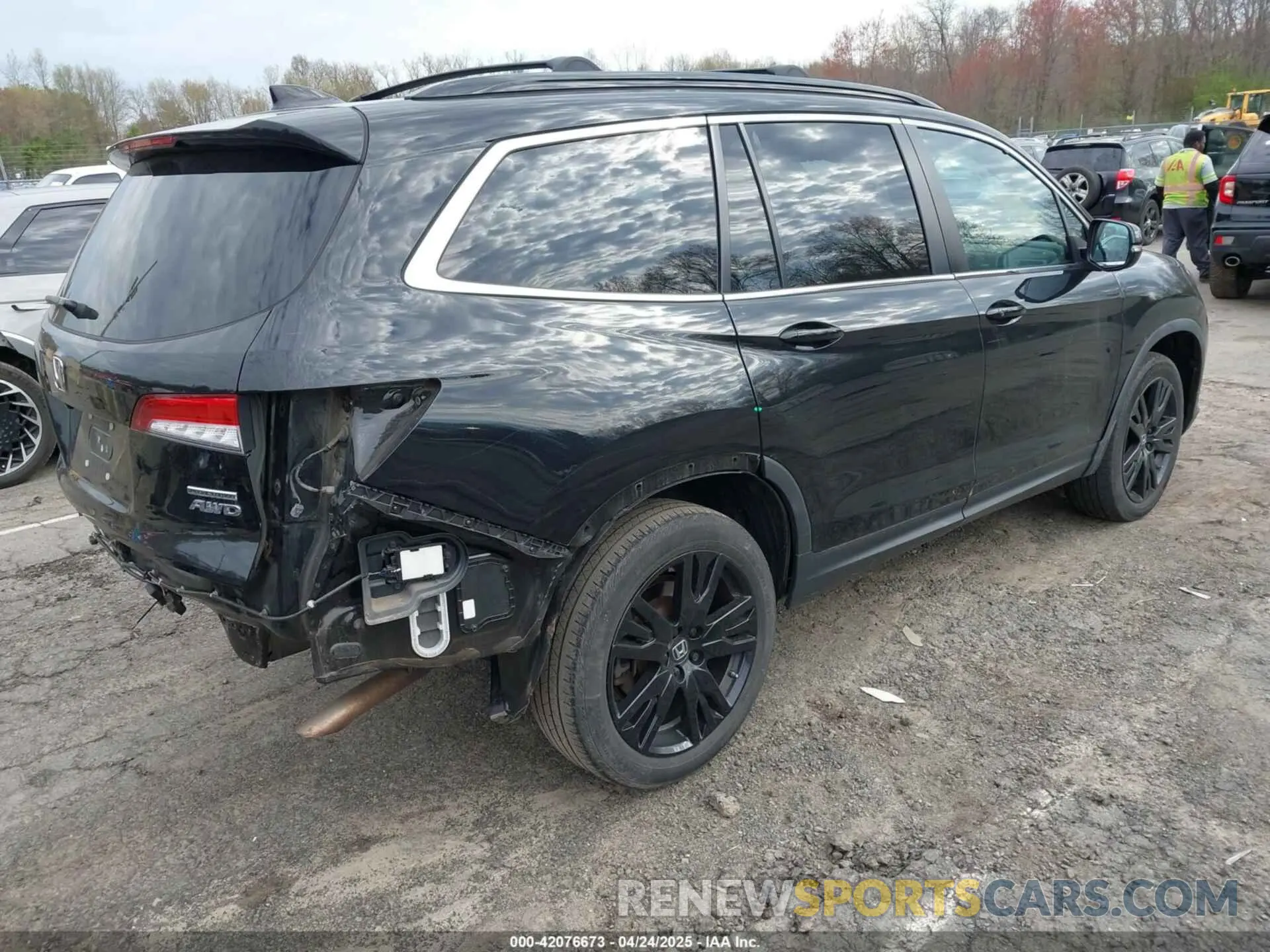 4 Фотография поврежденного автомобиля 5FNYF6H20MB096827 HONDA PILOT 2021