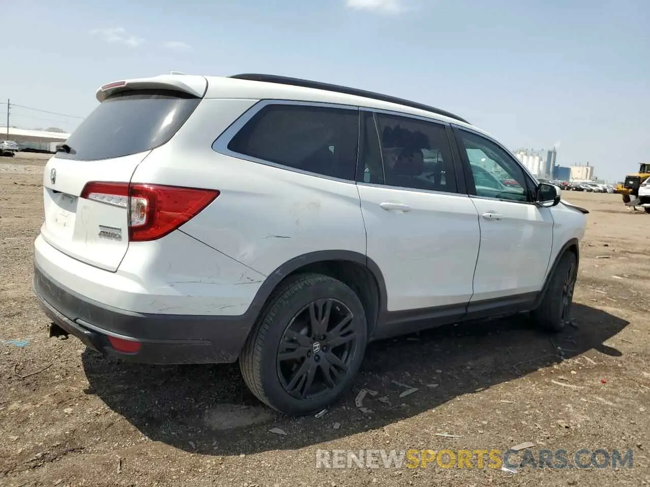 3 Photograph of a damaged car 5FNYF6H20MB099128 HONDA PILOT 2021