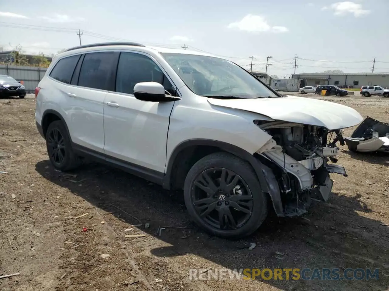 4 Photograph of a damaged car 5FNYF6H20MB099128 HONDA PILOT 2021