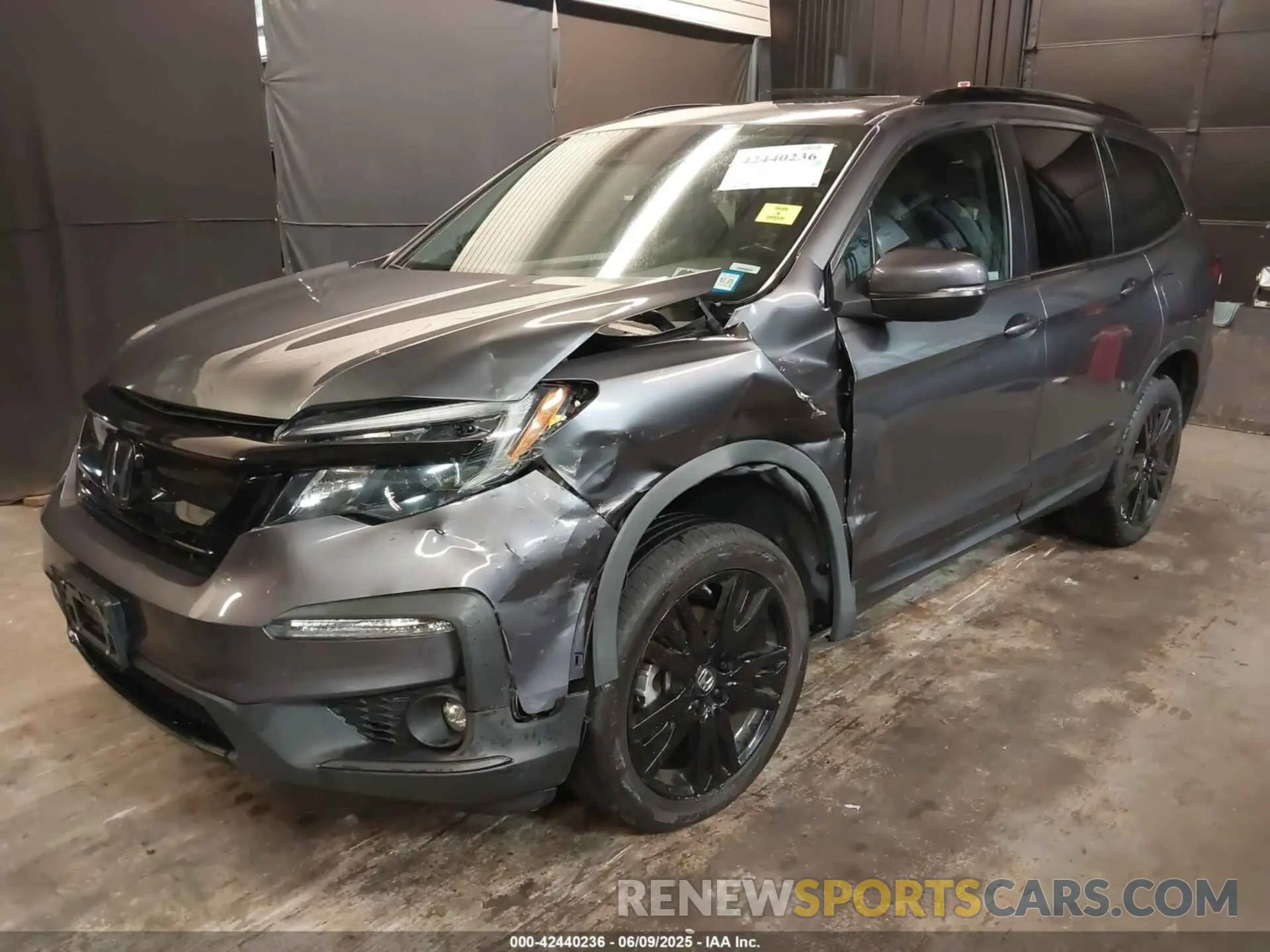 2 Photograph of a damaged car 5FNYF6H21MB083598 HONDA PILOT 2021