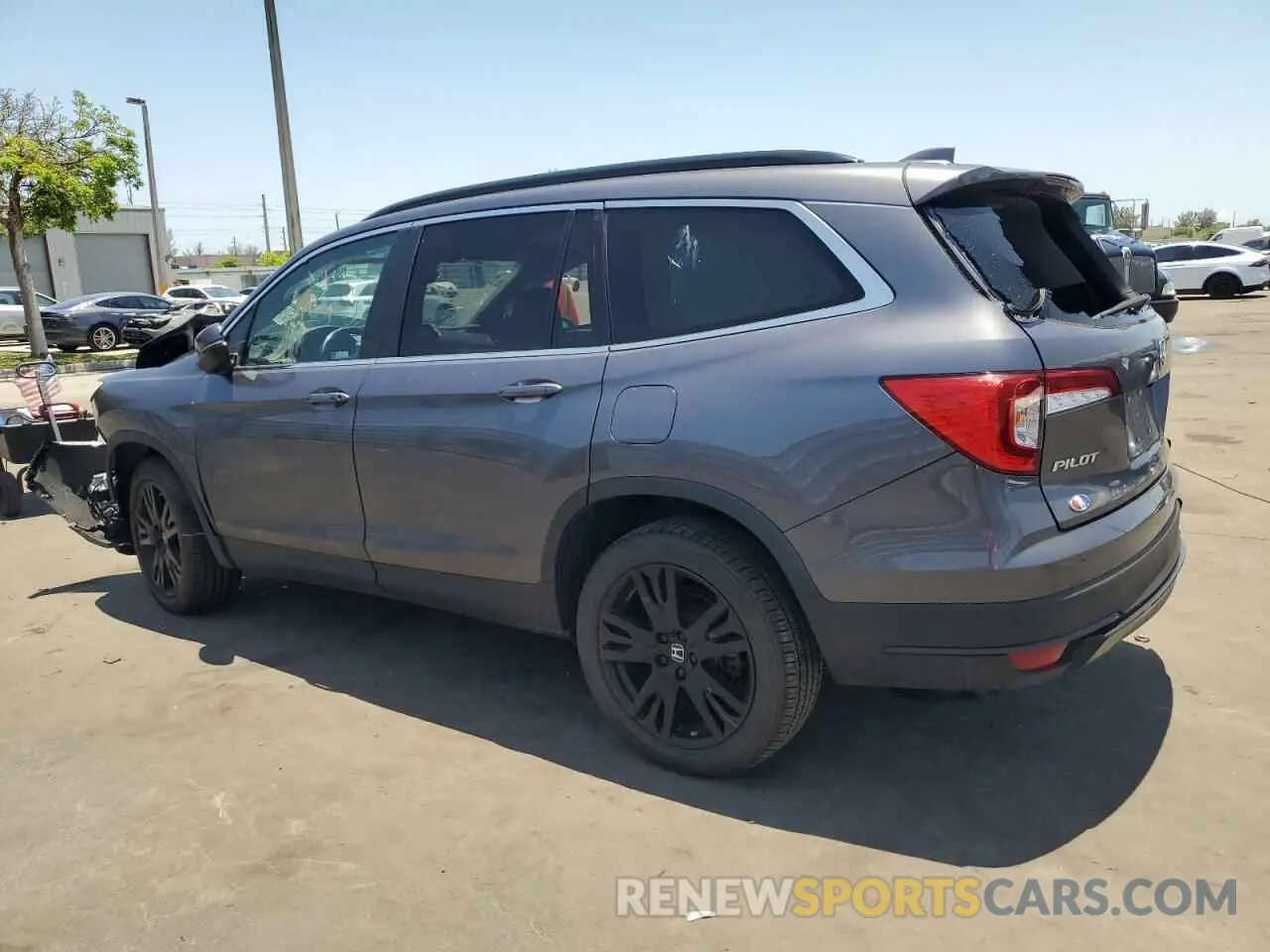 2 Photograph of a damaged car 5FNYF6H25MB009228 HONDA PILOT 2021