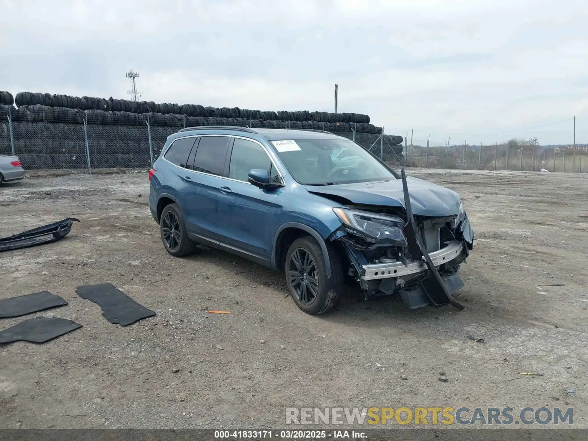 1 Фотография поврежденного автомобиля 5FNYF6H25MB024702 HONDA PILOT 2021