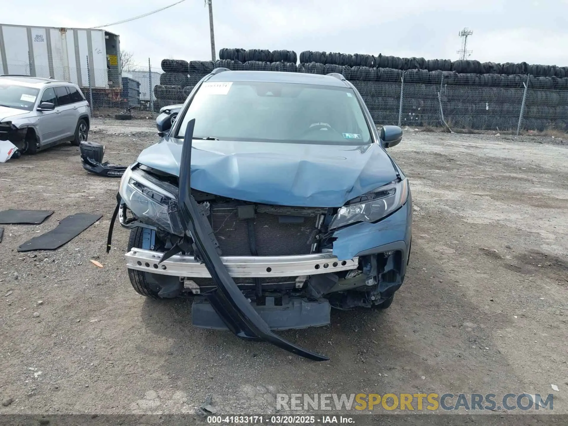 13 Фотография поврежденного автомобиля 5FNYF6H25MB024702 HONDA PILOT 2021