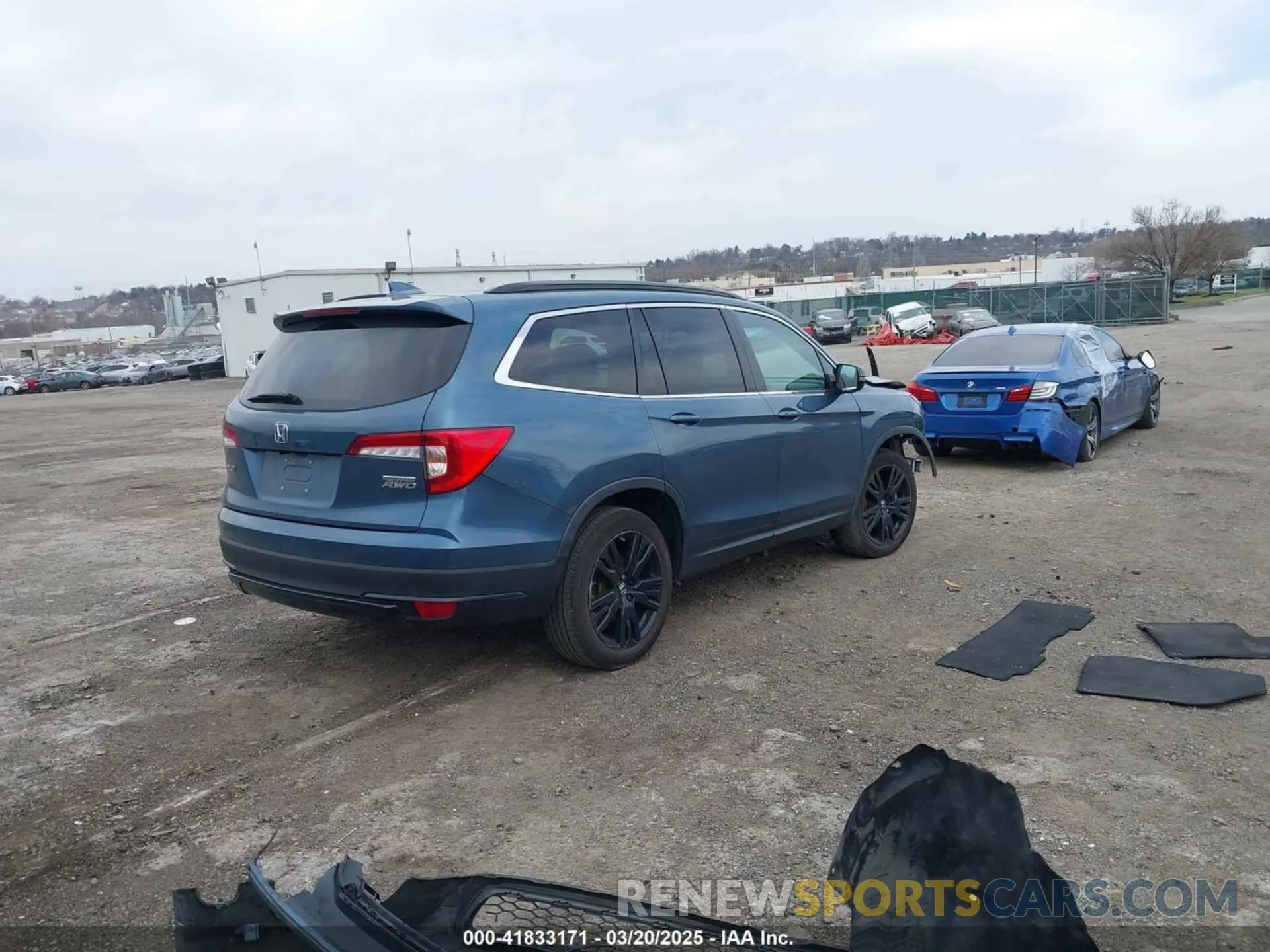 4 Фотография поврежденного автомобиля 5FNYF6H25MB024702 HONDA PILOT 2021