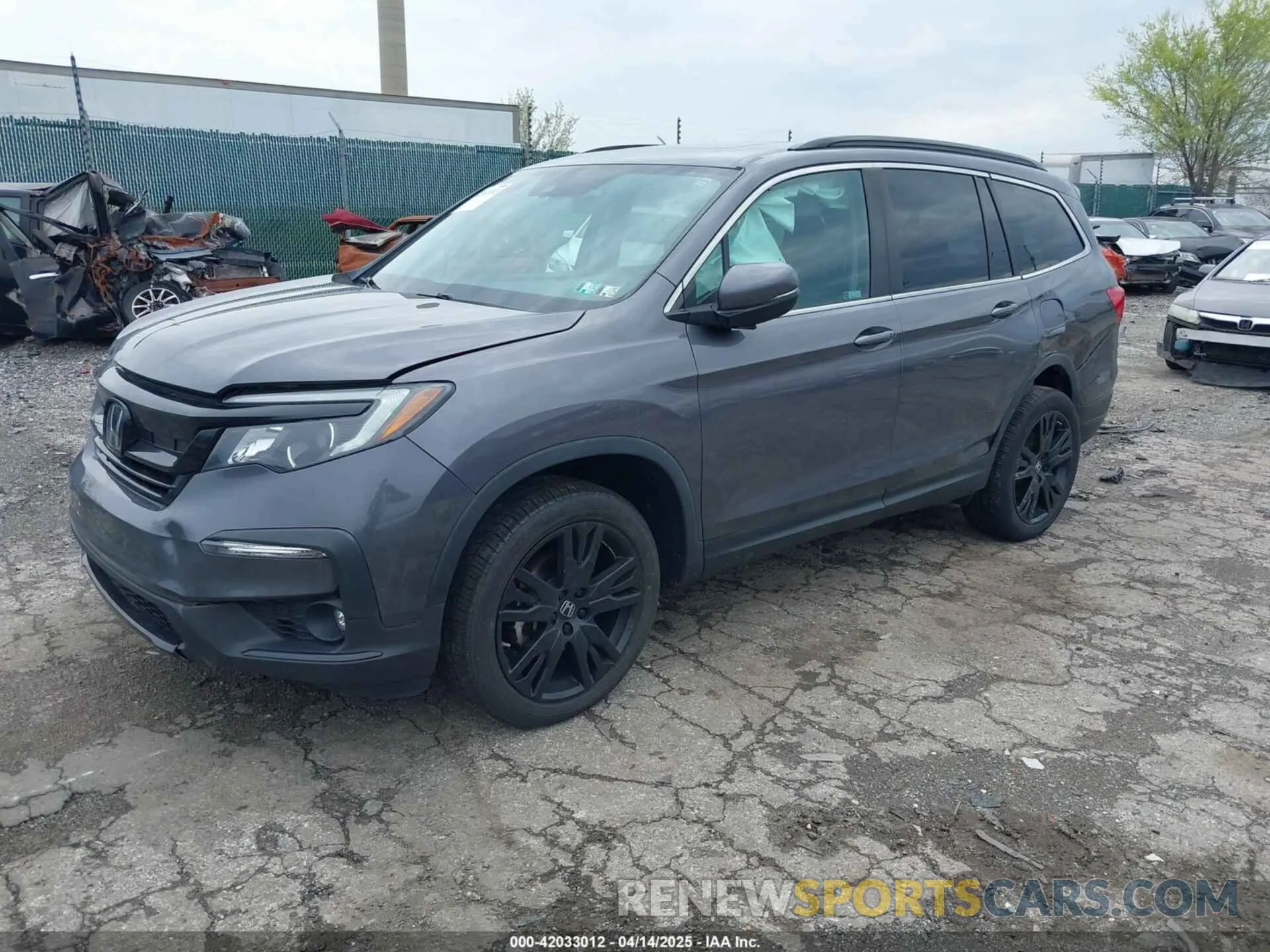 2 Фотография поврежденного автомобиля 5FNYF6H25MB078596 HONDA PILOT 2021