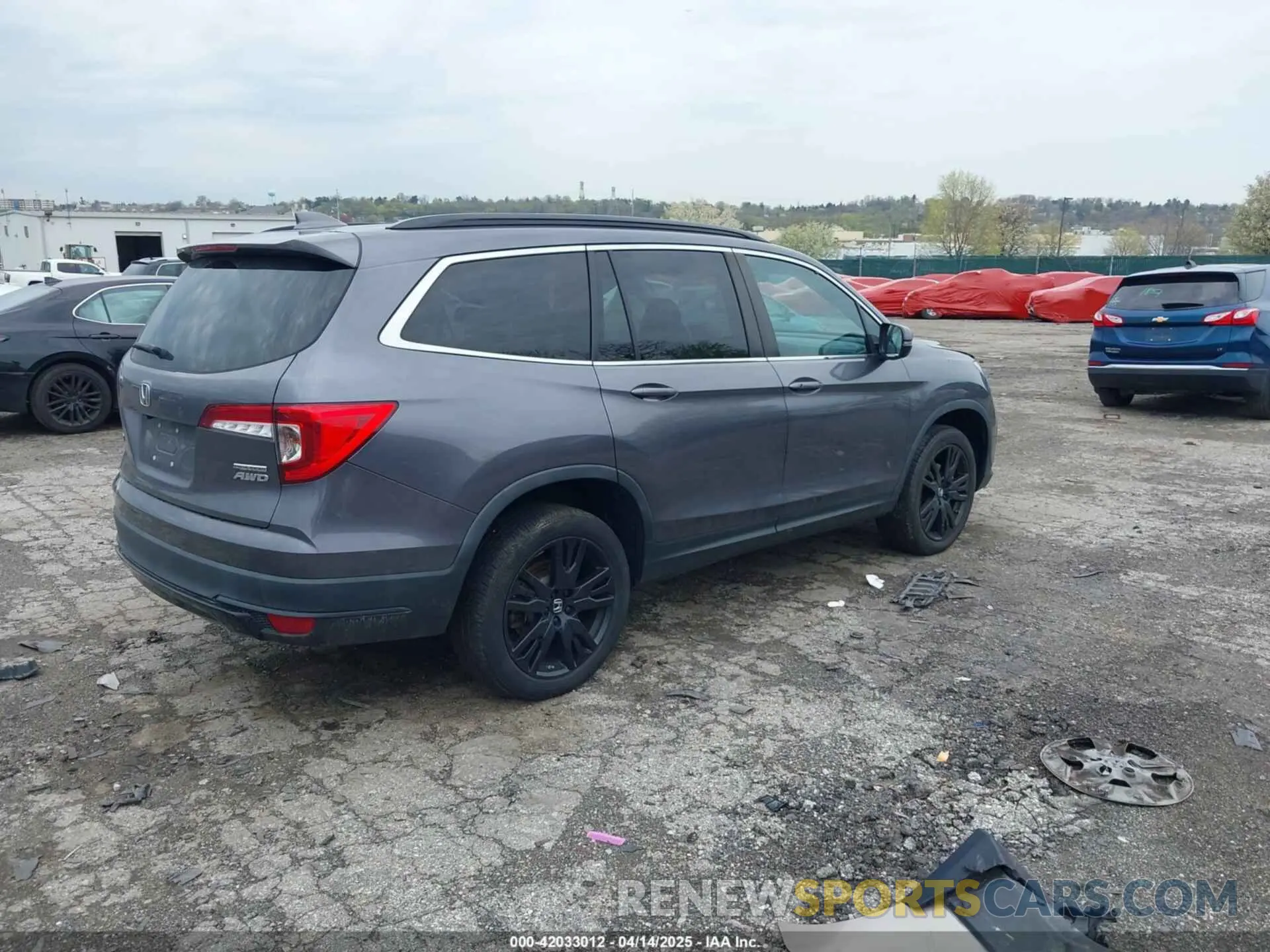 4 Фотография поврежденного автомобиля 5FNYF6H25MB078596 HONDA PILOT 2021