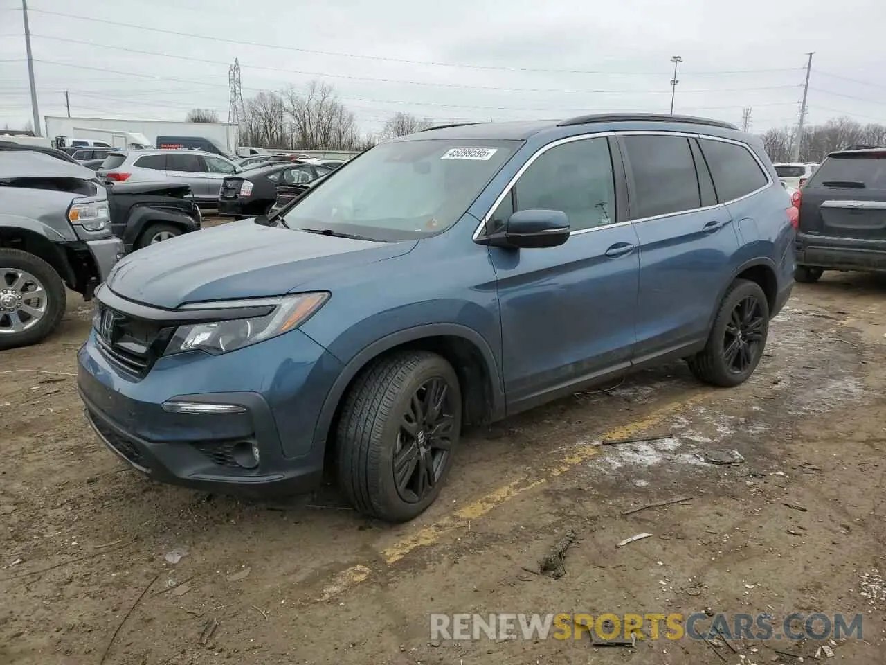 1 Фотография поврежденного автомобиля 5FNYF6H25MB083023 HONDA PILOT 2021