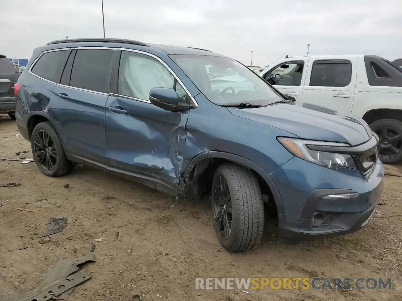 4 Фотография поврежденного автомобиля 5FNYF6H25MB083023 HONDA PILOT 2021