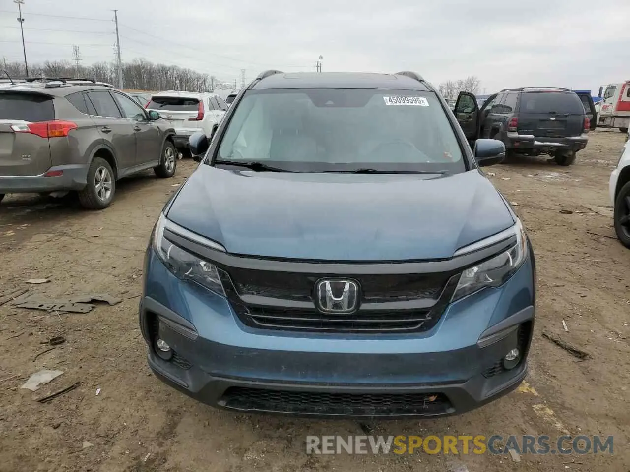 5 Фотография поврежденного автомобиля 5FNYF6H25MB083023 HONDA PILOT 2021