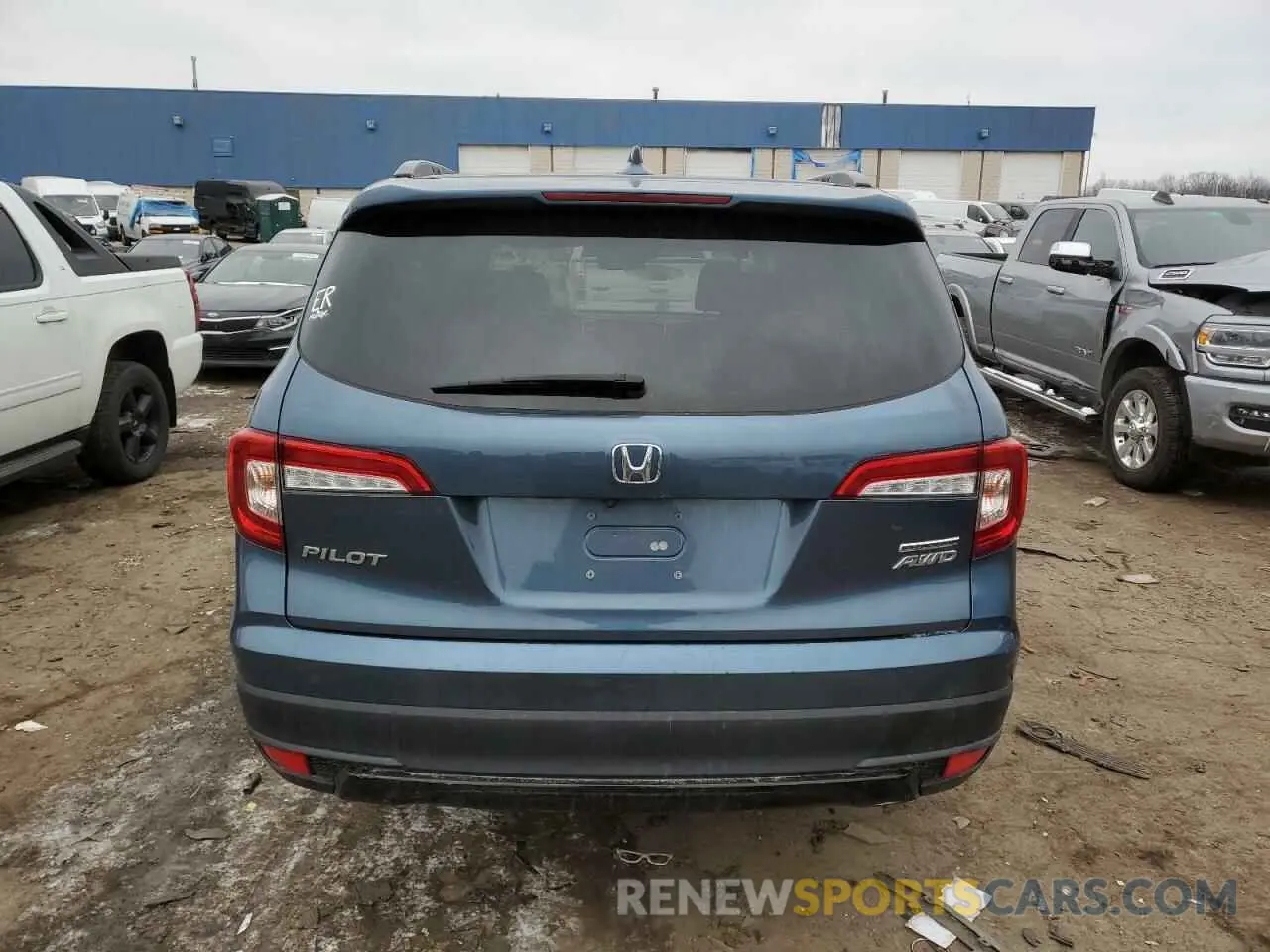 6 Фотография поврежденного автомобиля 5FNYF6H25MB083023 HONDA PILOT 2021