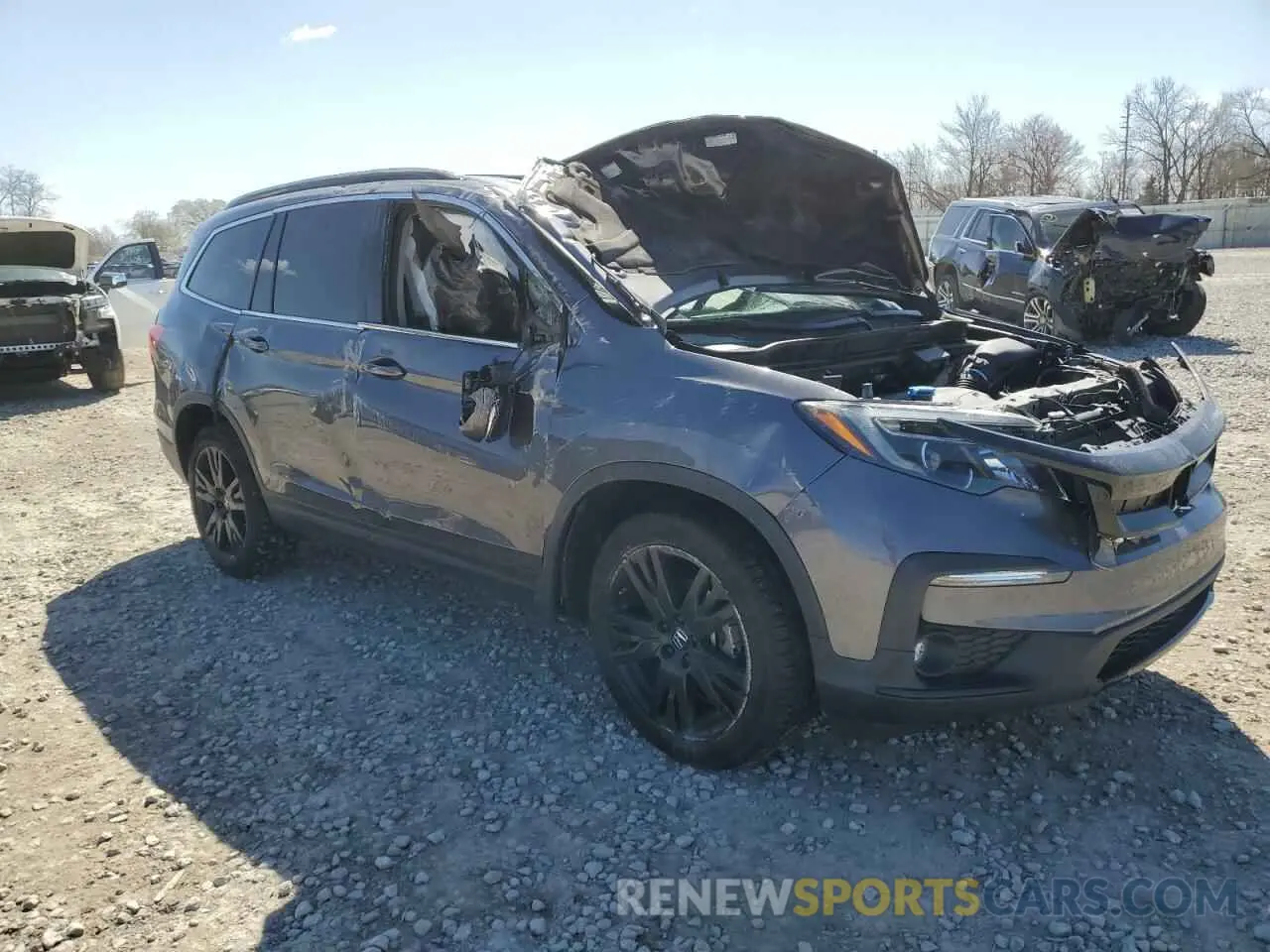 4 Photograph of a damaged car 5FNYF6H25MB088495 HONDA PILOT 2021