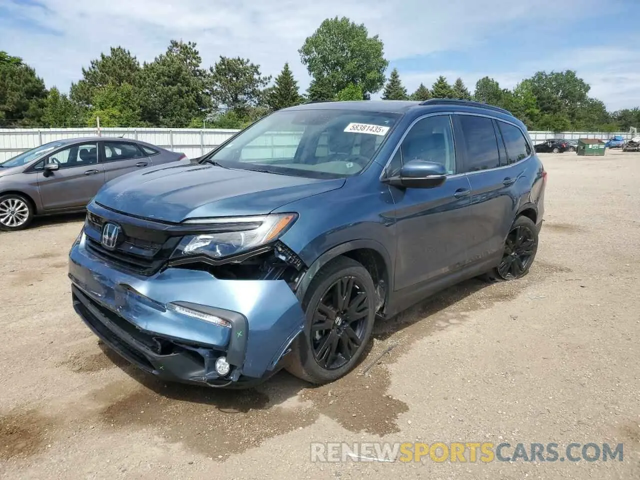 1 Фотография поврежденного автомобиля 5FNYF6H26MB014311 HONDA PILOT 2021