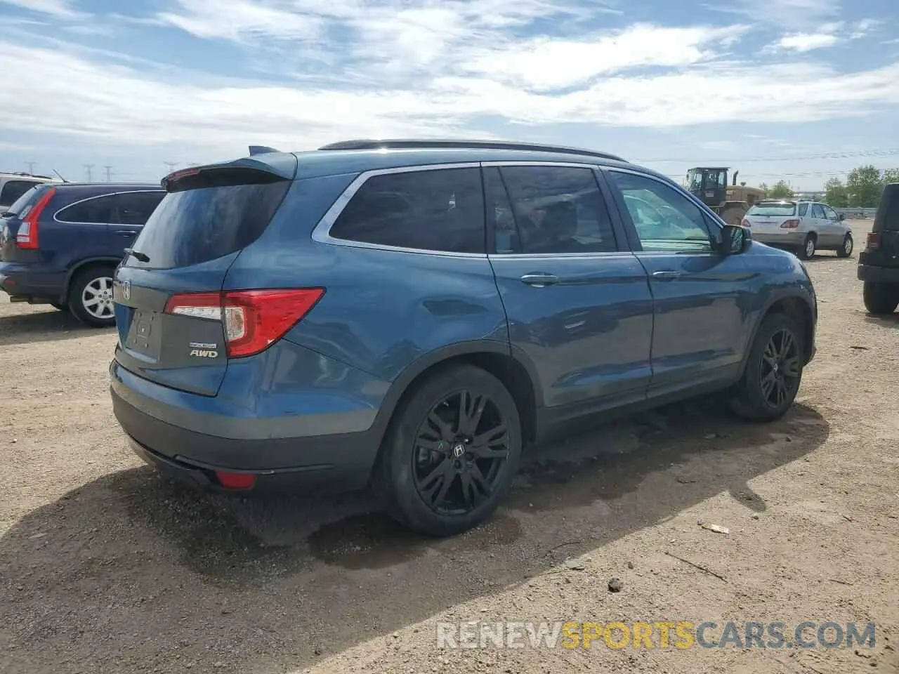 3 Фотография поврежденного автомобиля 5FNYF6H26MB014311 HONDA PILOT 2021