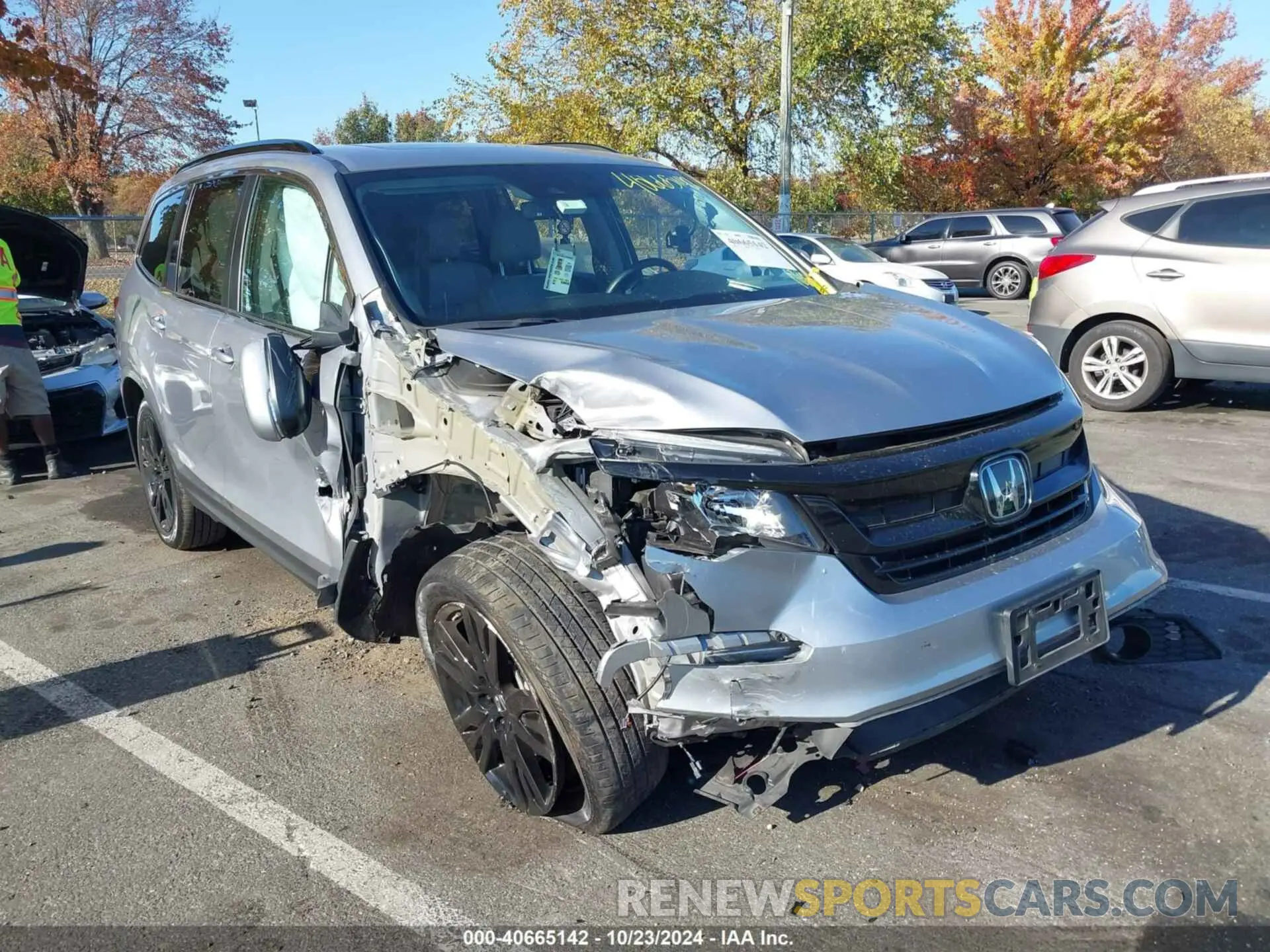 1 Фотография поврежденного автомобиля 5FNYF6H26MB051293 HONDA PILOT 2021