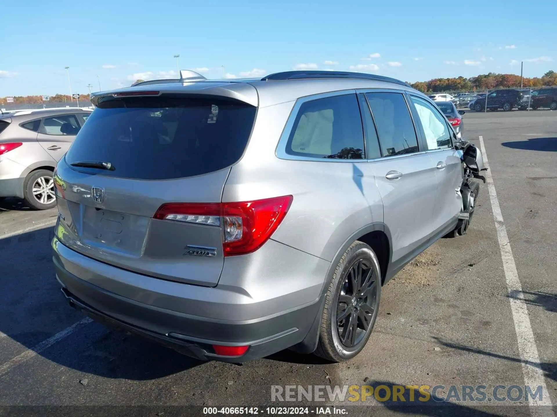 4 Фотография поврежденного автомобиля 5FNYF6H26MB051293 HONDA PILOT 2021