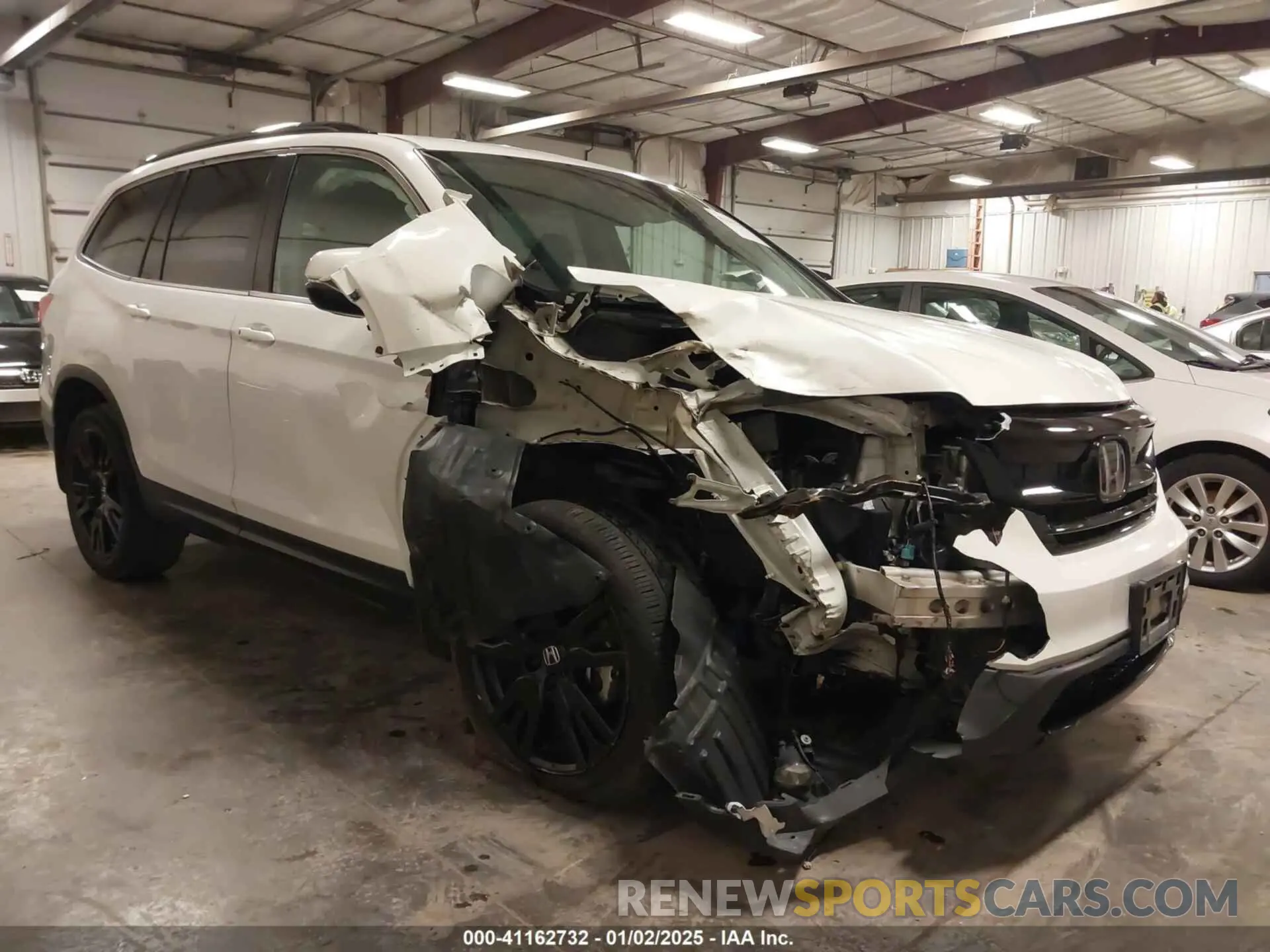 1 Photograph of a damaged car 5FNYF6H26MB086397 HONDA PILOT 2021