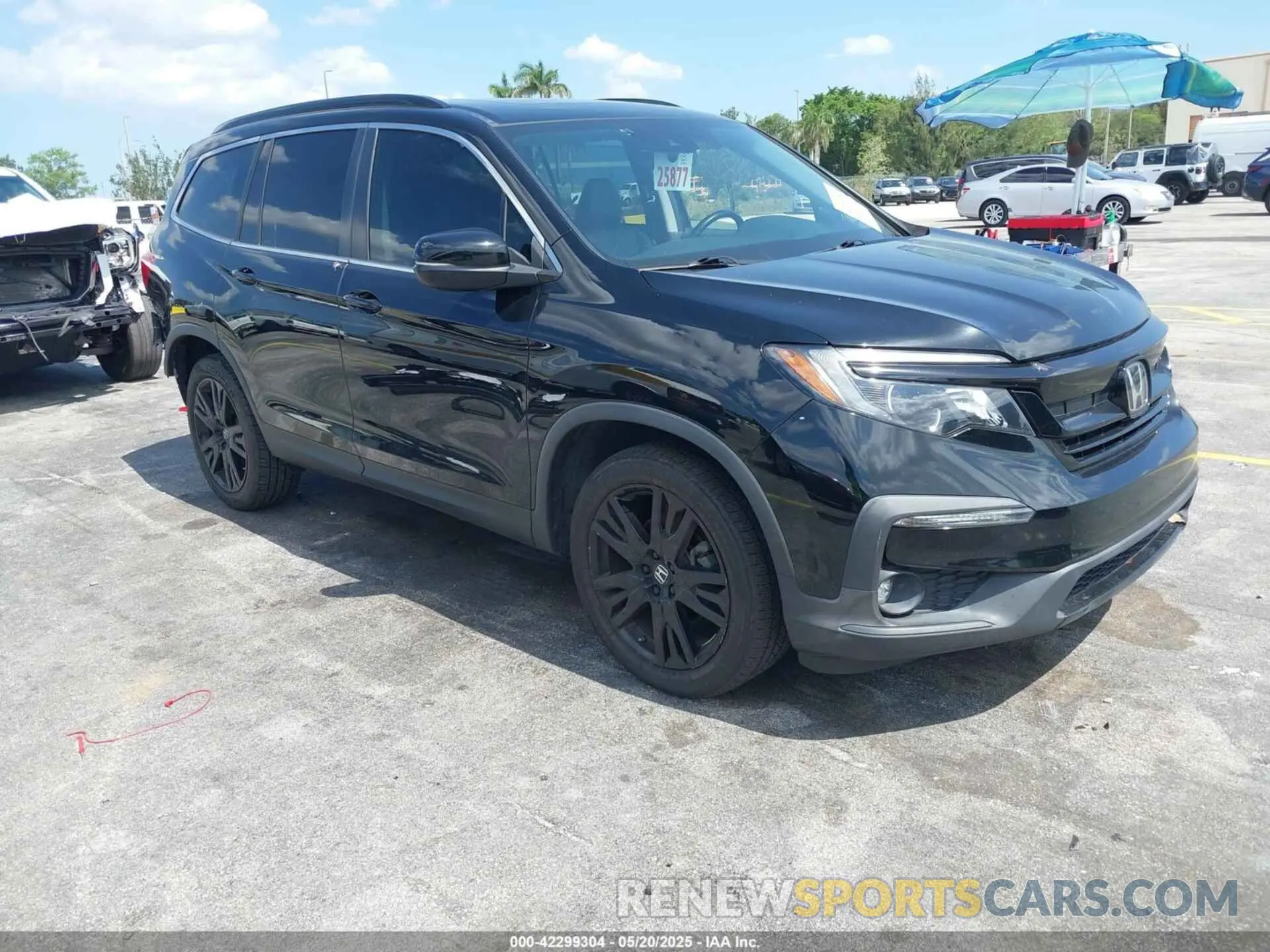 1 Фотография поврежденного автомобиля 5FNYF6H26MB093835 HONDA PILOT 2021