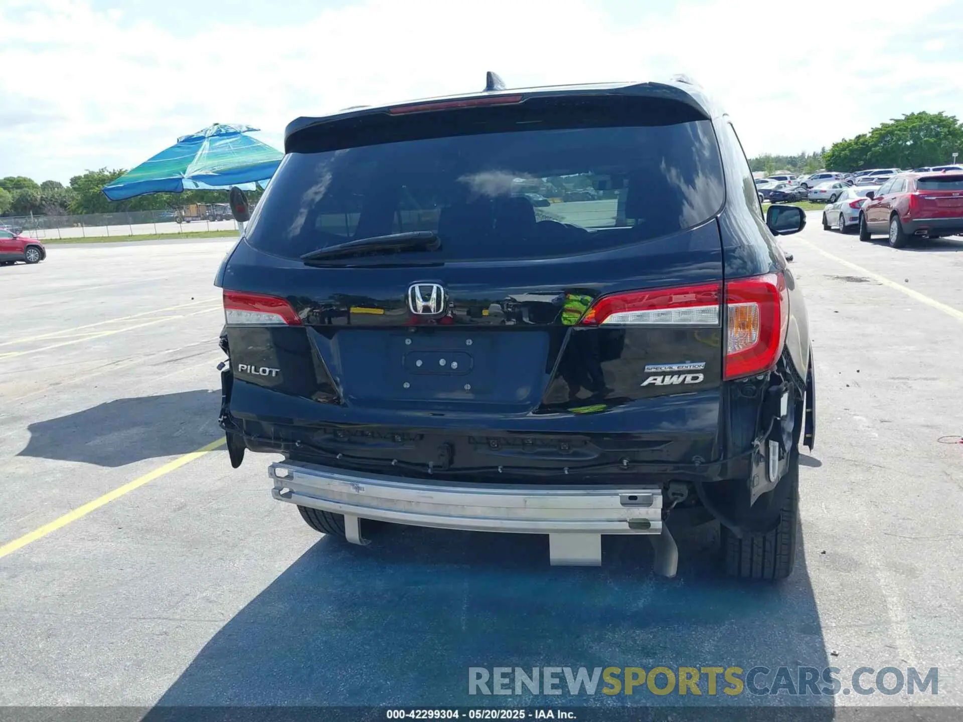6 Фотография поврежденного автомобиля 5FNYF6H26MB093835 HONDA PILOT 2021