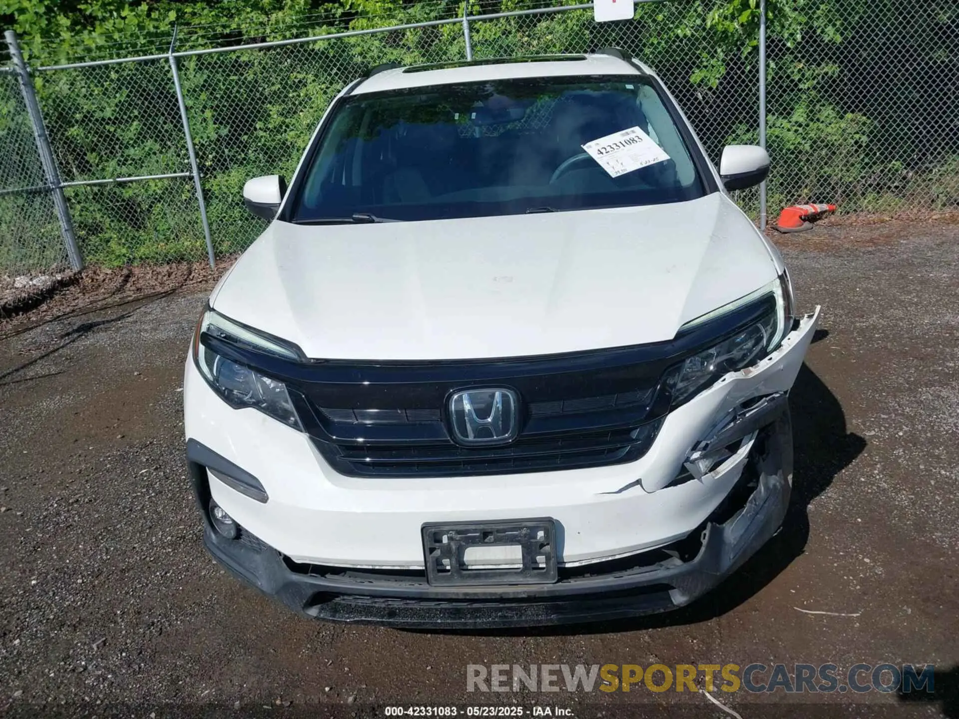 13 Photograph of a damaged car 5FNYF6H26MB102565 HONDA PILOT 2021