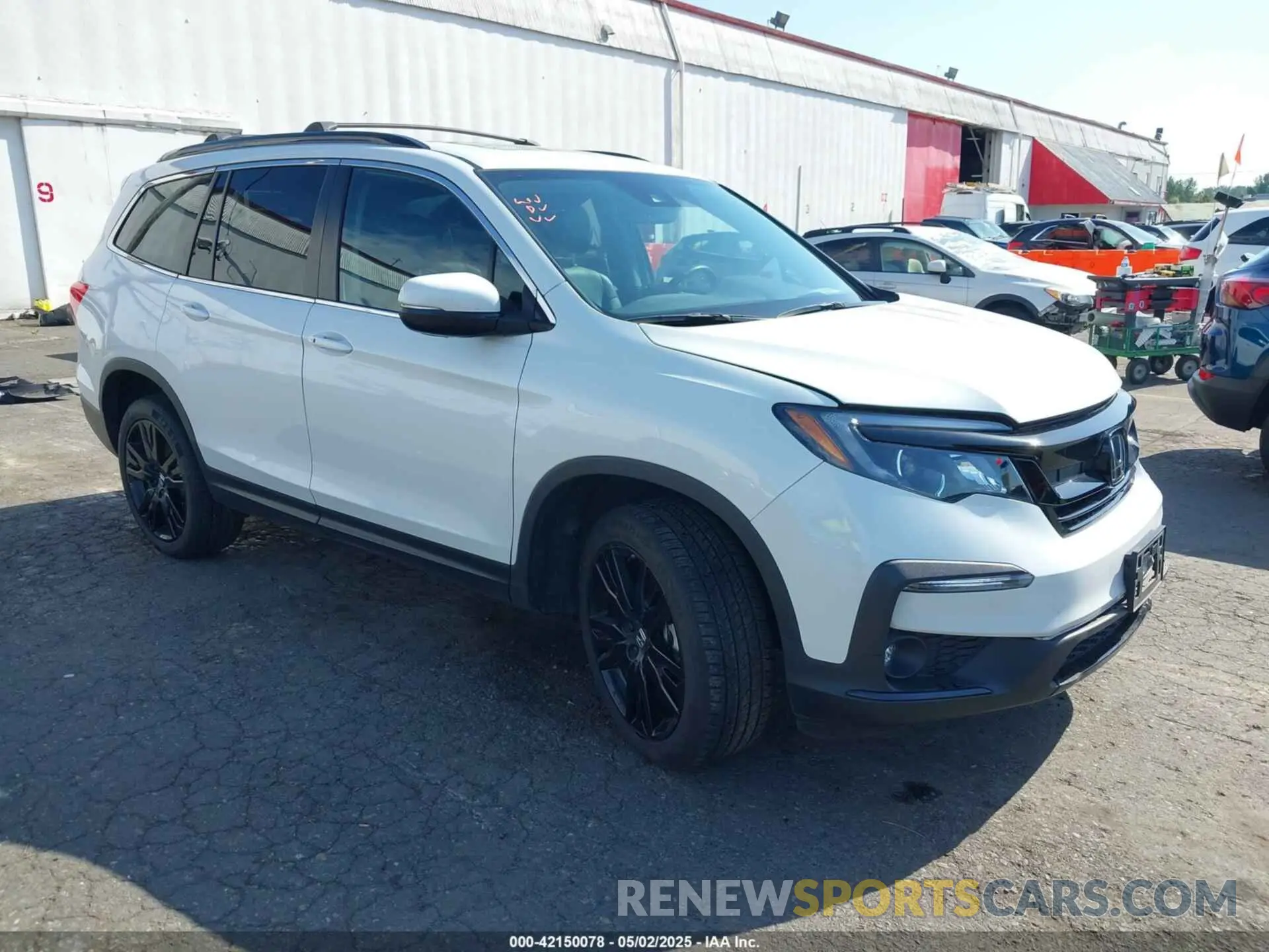 1 Photograph of a damaged car 5FNYF6H27MB066014 HONDA PILOT 2021