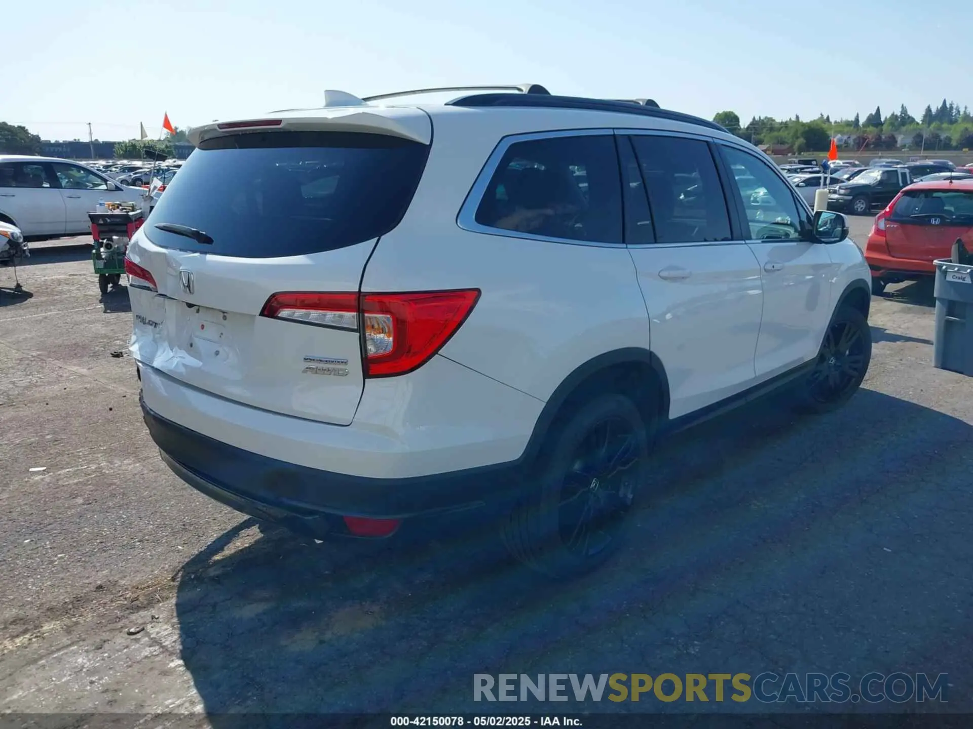 4 Photograph of a damaged car 5FNYF6H27MB066014 HONDA PILOT 2021
