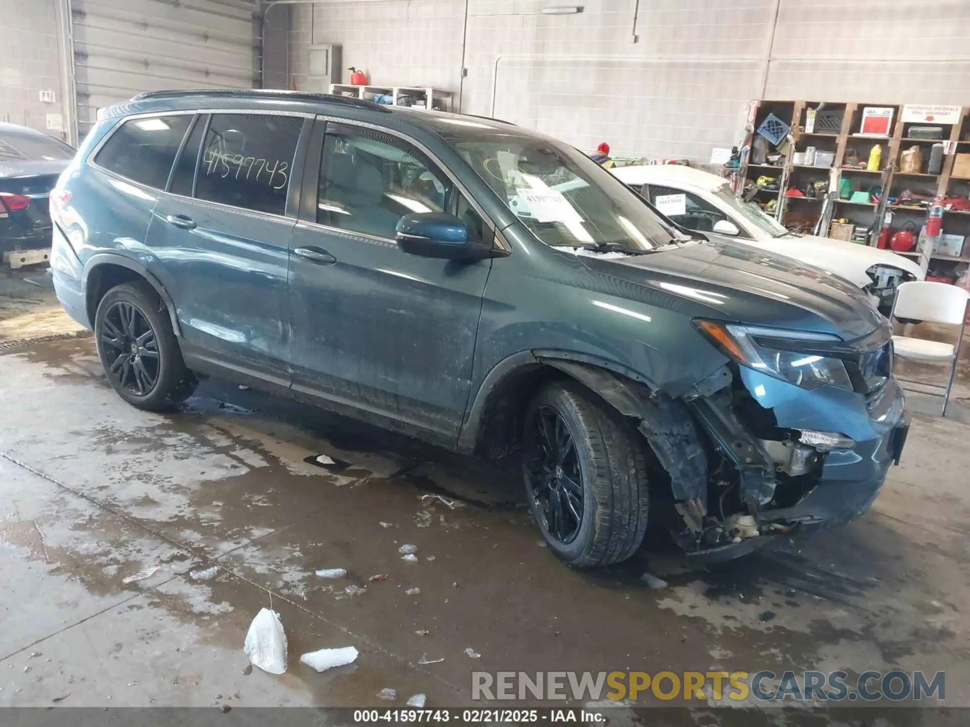 1 Фотография поврежденного автомобиля 5FNYF6H28MB009000 HONDA PILOT 2021