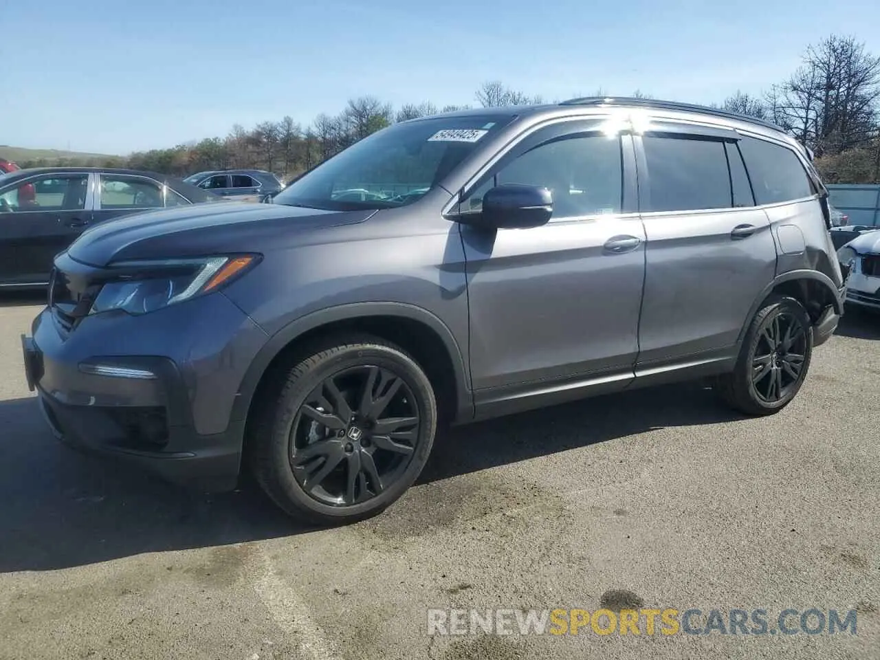 1 Photograph of a damaged car 5FNYF6H28MB055670 HONDA PILOT 2021