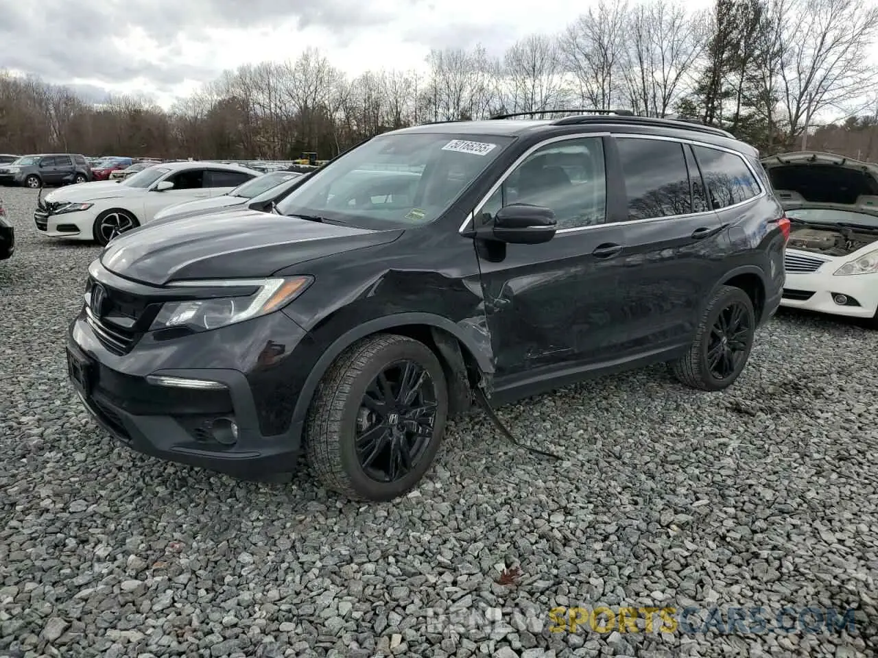 1 Фотография поврежденного автомобиля 5FNYF6H29MB023939 HONDA PILOT 2021