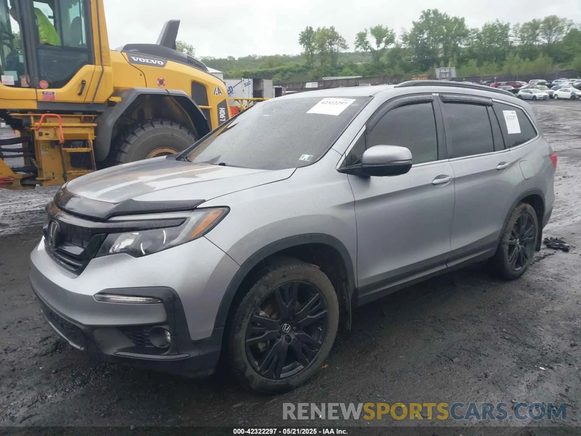 2 Photograph of a damaged car 5FNYF6H29MB098592 HONDA PILOT 2021