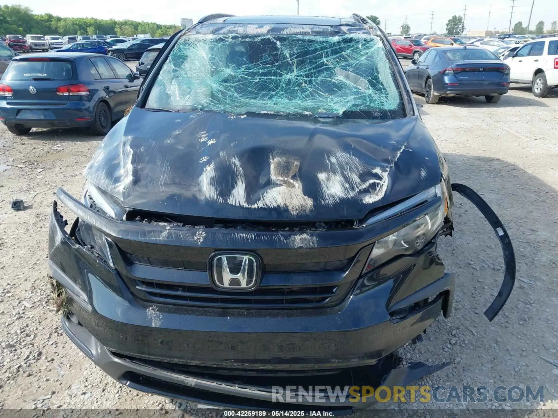 6 Photograph of a damaged car 5FNYF6H2XMB057422 HONDA PILOT 2021