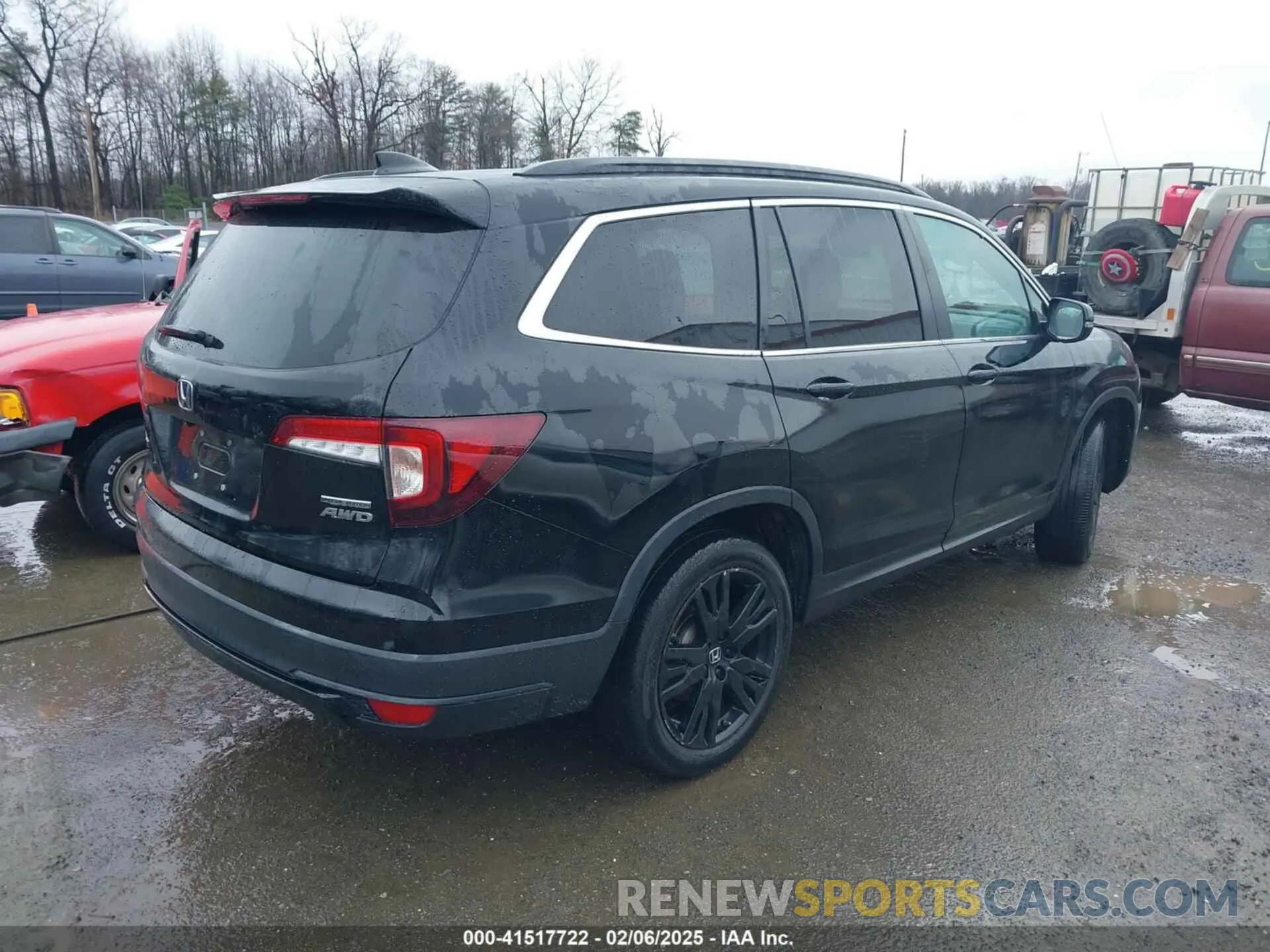 4 Фотография поврежденного автомобиля 5FNYF6H2XMB097662 HONDA PILOT 2021