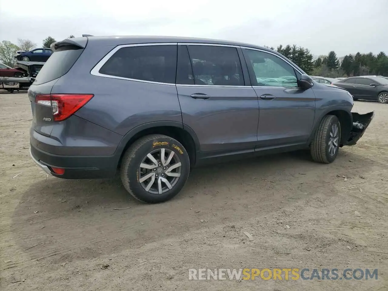 3 Photograph of a damaged car 5FNYF6H32MB038839 HONDA PILOT 2021