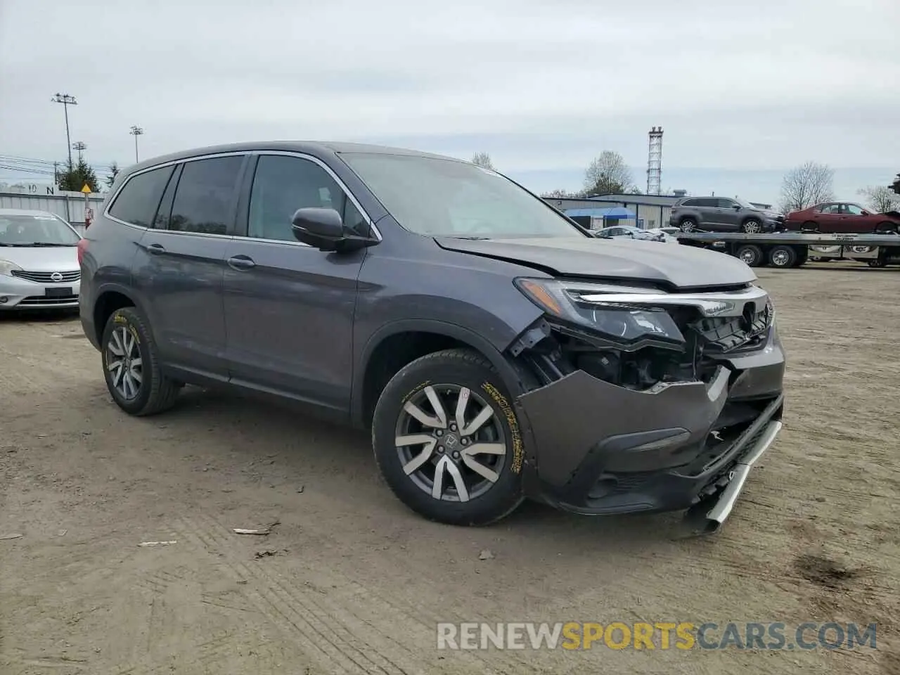 4 Photograph of a damaged car 5FNYF6H32MB038839 HONDA PILOT 2021
