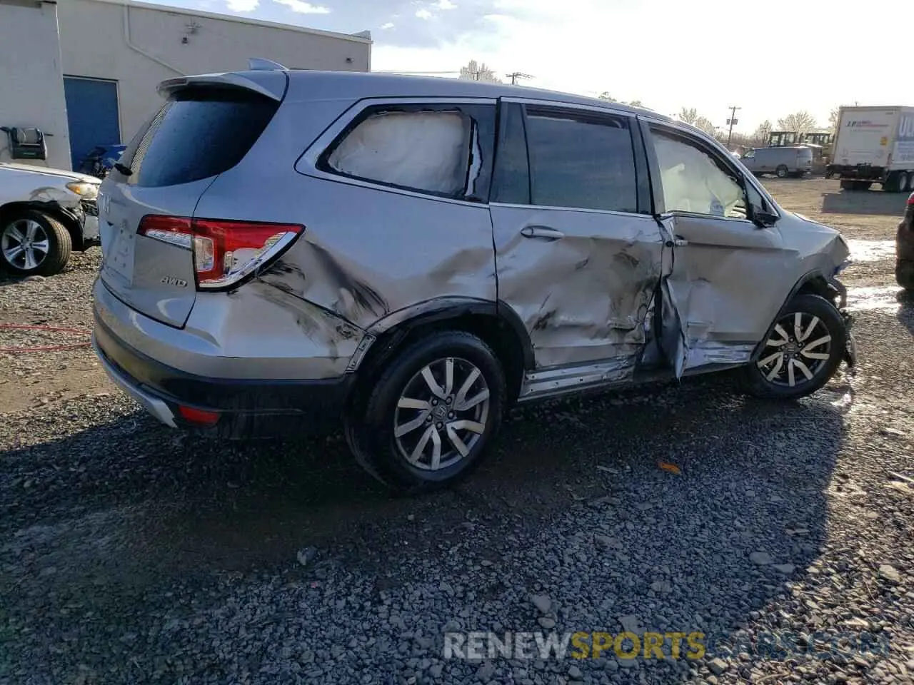 3 Фотография поврежденного автомобиля 5FNYF6H34MB093387 HONDA PILOT 2021