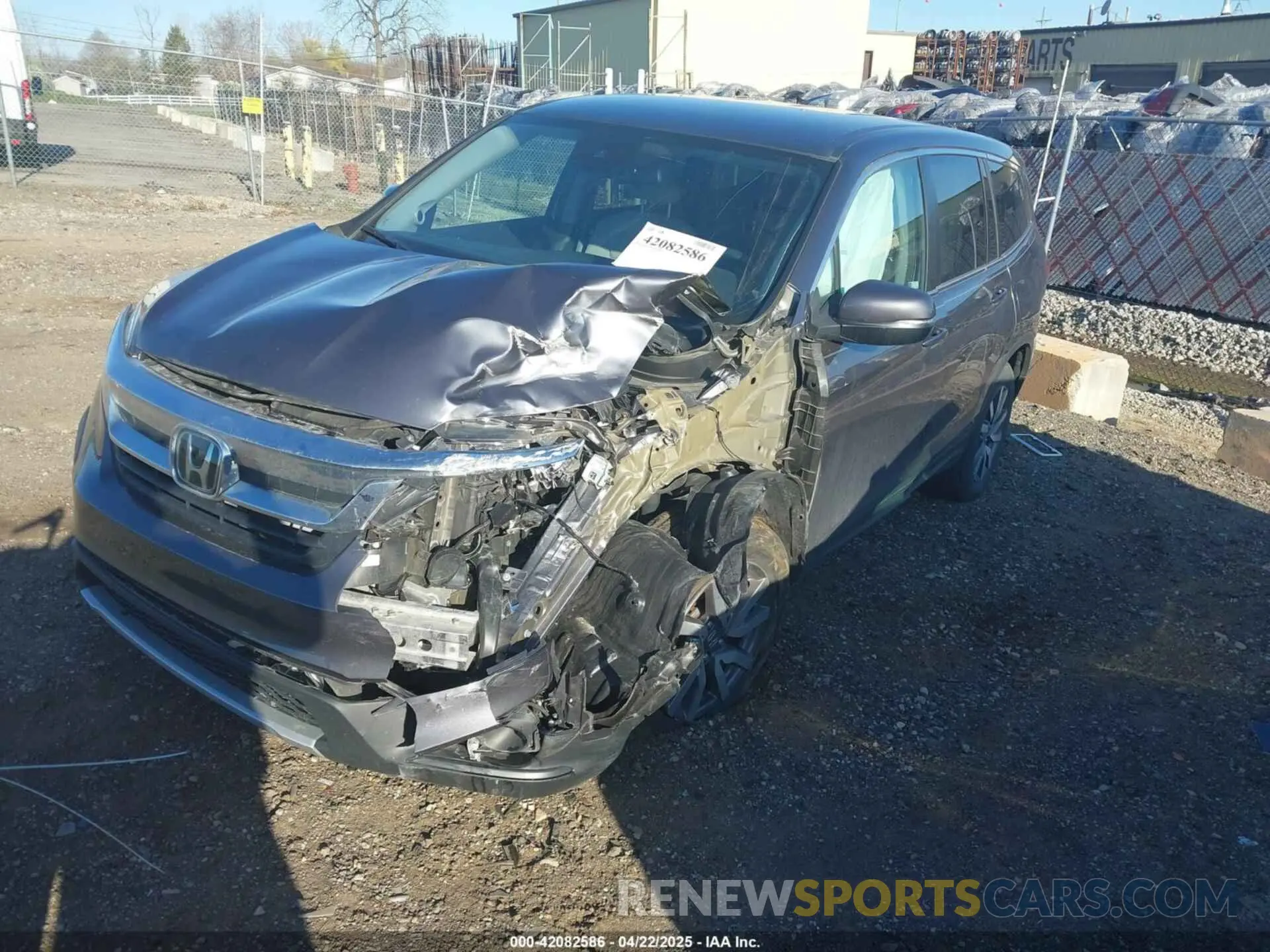 2 Photograph of a damaged car 5FNYF6H39MB008253 HONDA PILOT 2021