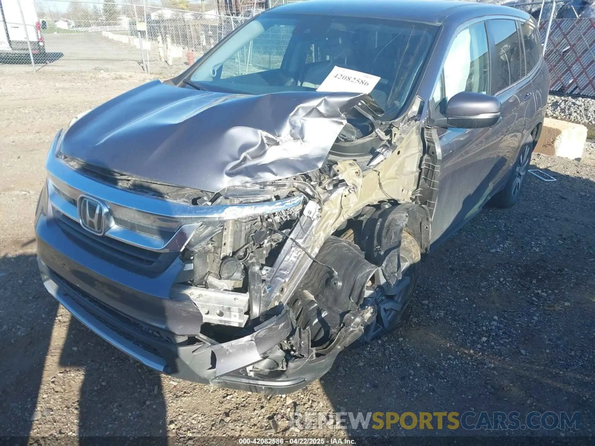 6 Photograph of a damaged car 5FNYF6H39MB008253 HONDA PILOT 2021