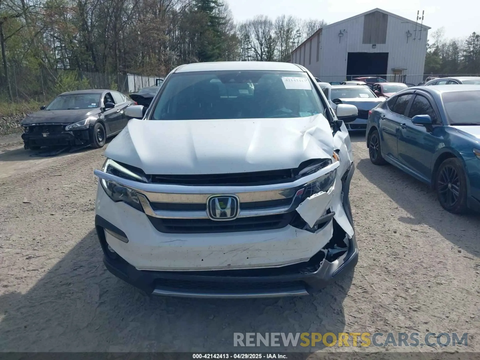 12 Фотография поврежденного автомобиля 5FNYF6H39MB022413 HONDA PILOT 2021