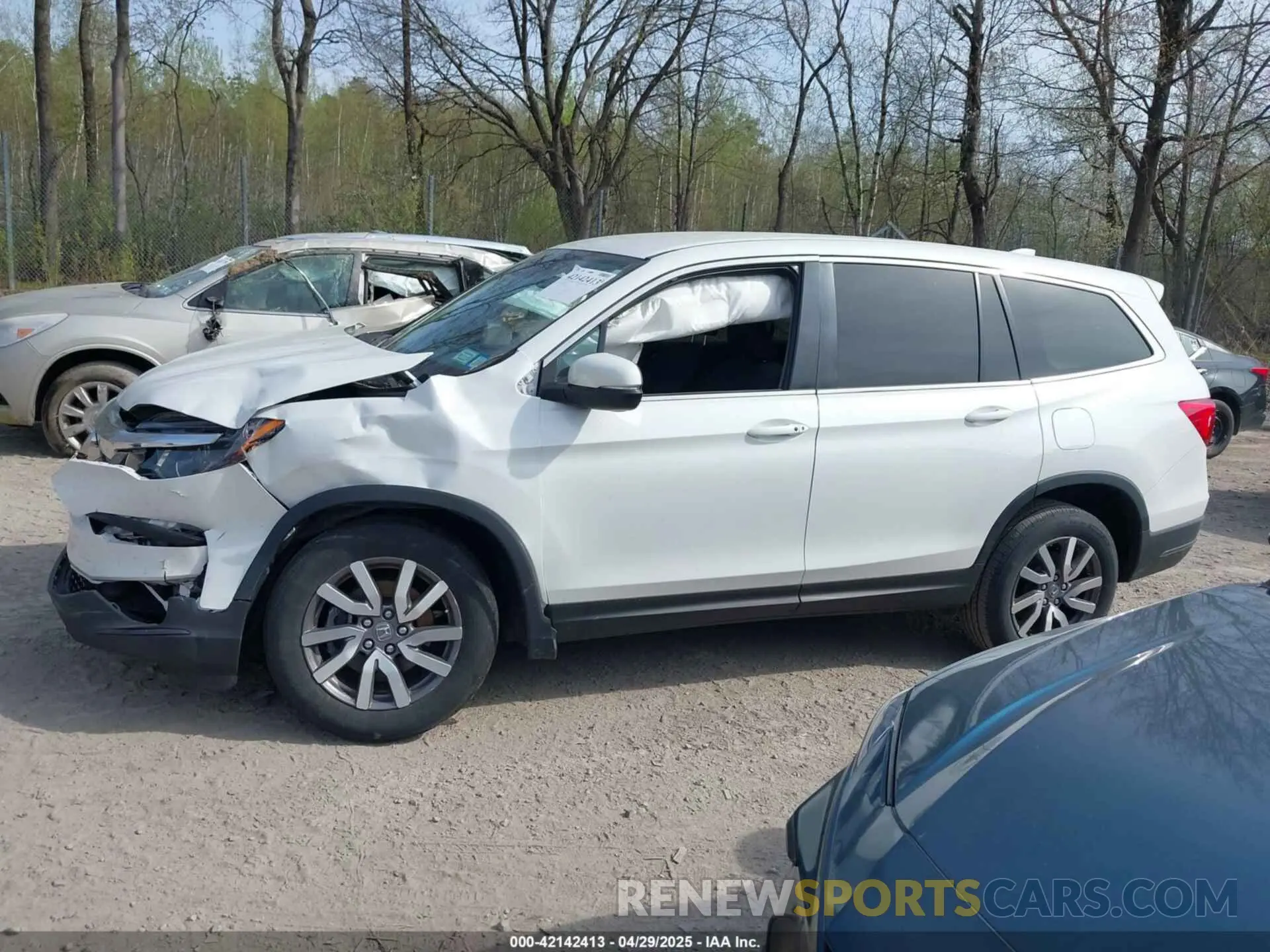 14 Фотография поврежденного автомобиля 5FNYF6H39MB022413 HONDA PILOT 2021