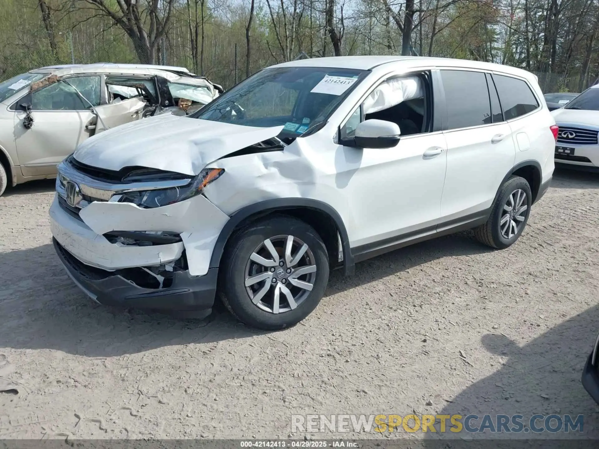 2 Фотография поврежденного автомобиля 5FNYF6H39MB022413 HONDA PILOT 2021