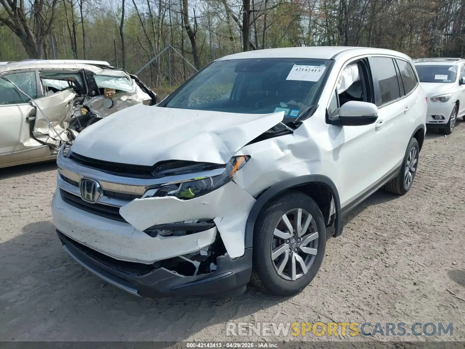 6 Фотография поврежденного автомобиля 5FNYF6H39MB022413 HONDA PILOT 2021