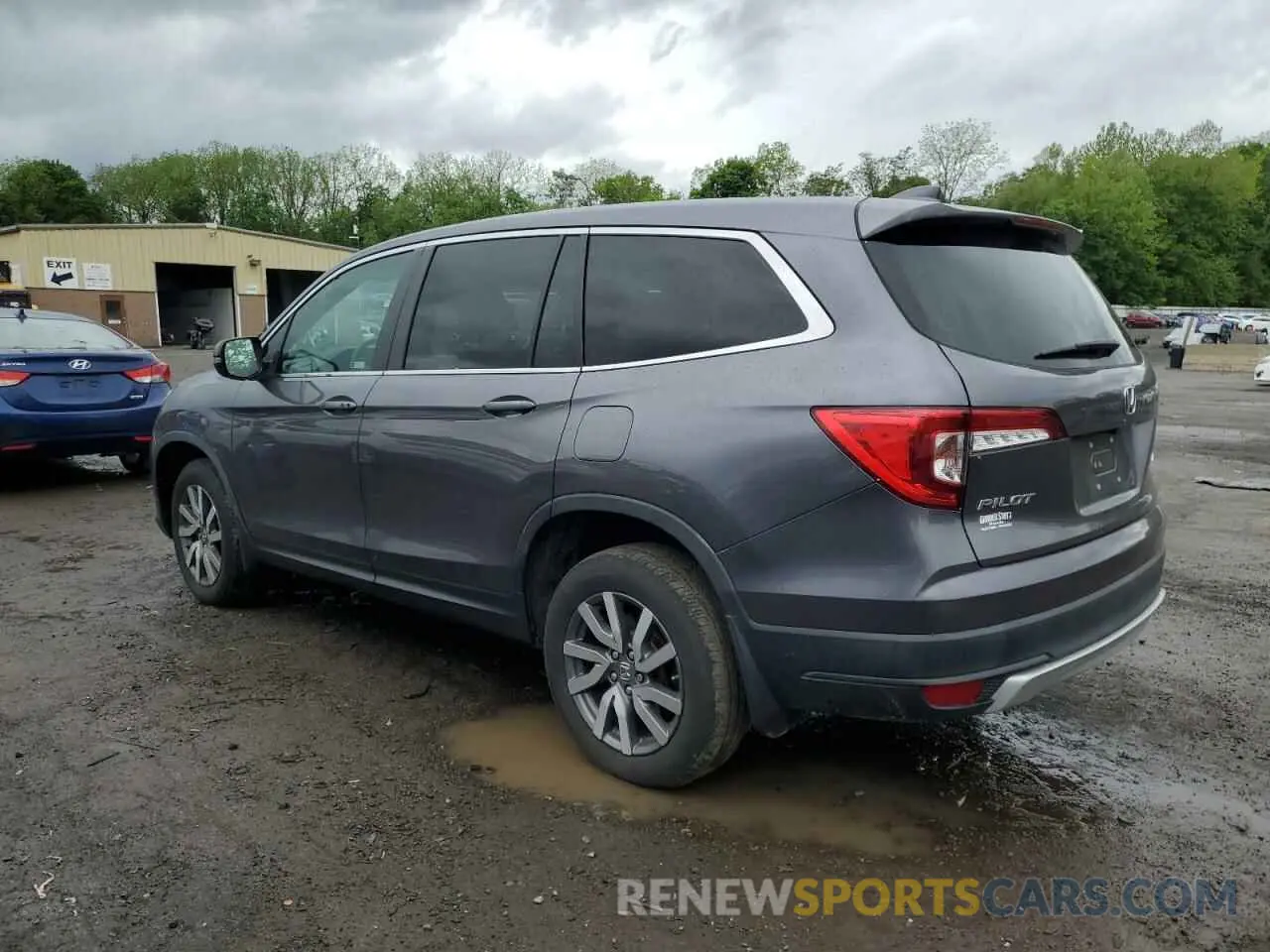 2 Photograph of a damaged car 5FNYF6H39MB032097 HONDA PILOT 2021
