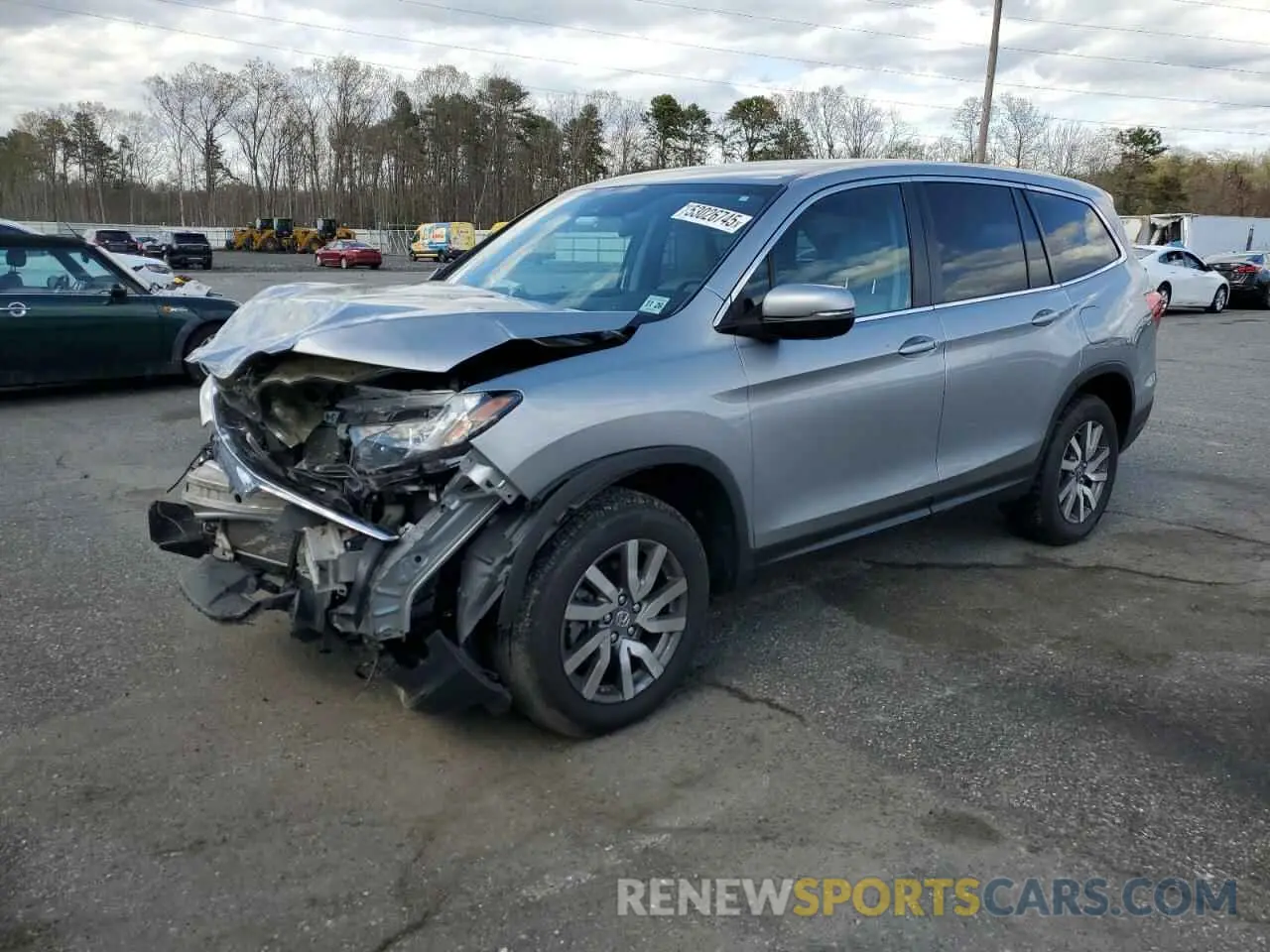 1 Photograph of a damaged car 5FNYF6H39MB065181 HONDA PILOT 2021